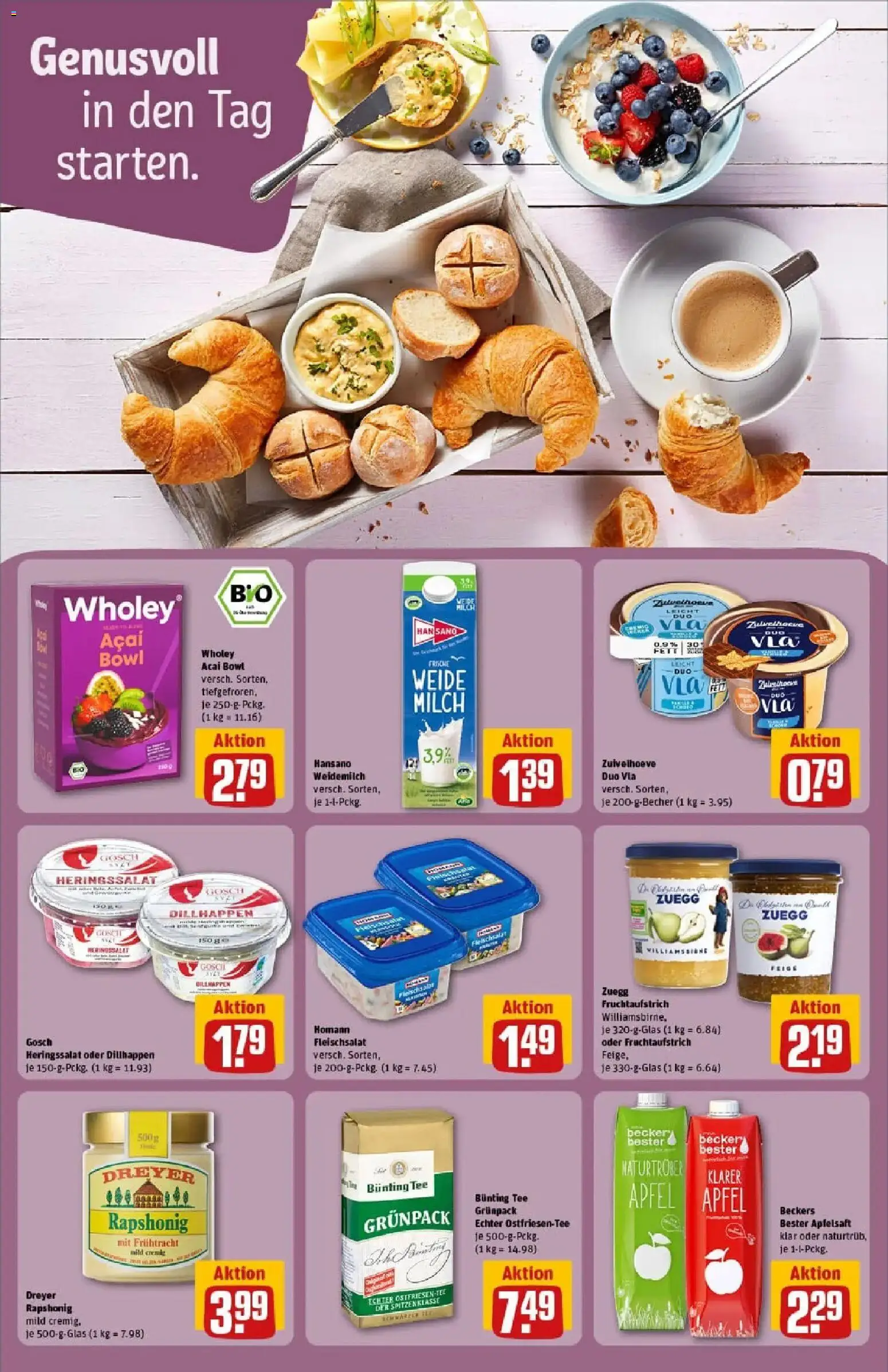 Rewe prospekt Bielefeld	 – gültig ab 11.01.2026 | Seite: 23 | Produkte: Bosch, Milch, Äpfel, Tee