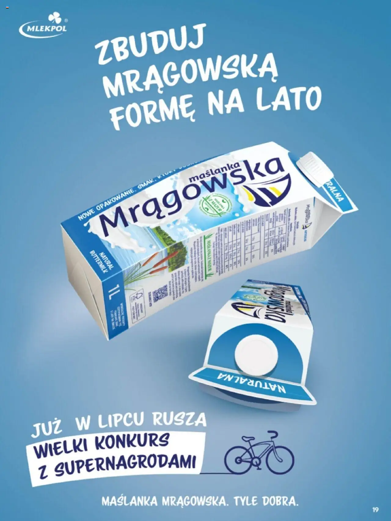 Delikatesy Centrum Gazetka - Sklepy Własne od 16.06.2025 | Strona: 19 | Produkty: Maślanka