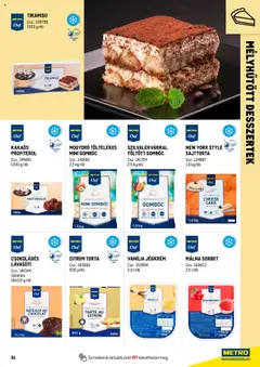 Metro akciós ujság - amely érvényes a következő dátumtól: 01.06.2025 | Oldal: 21 | Termékek: Málna, Tiramisu, Torta, Mogyoró