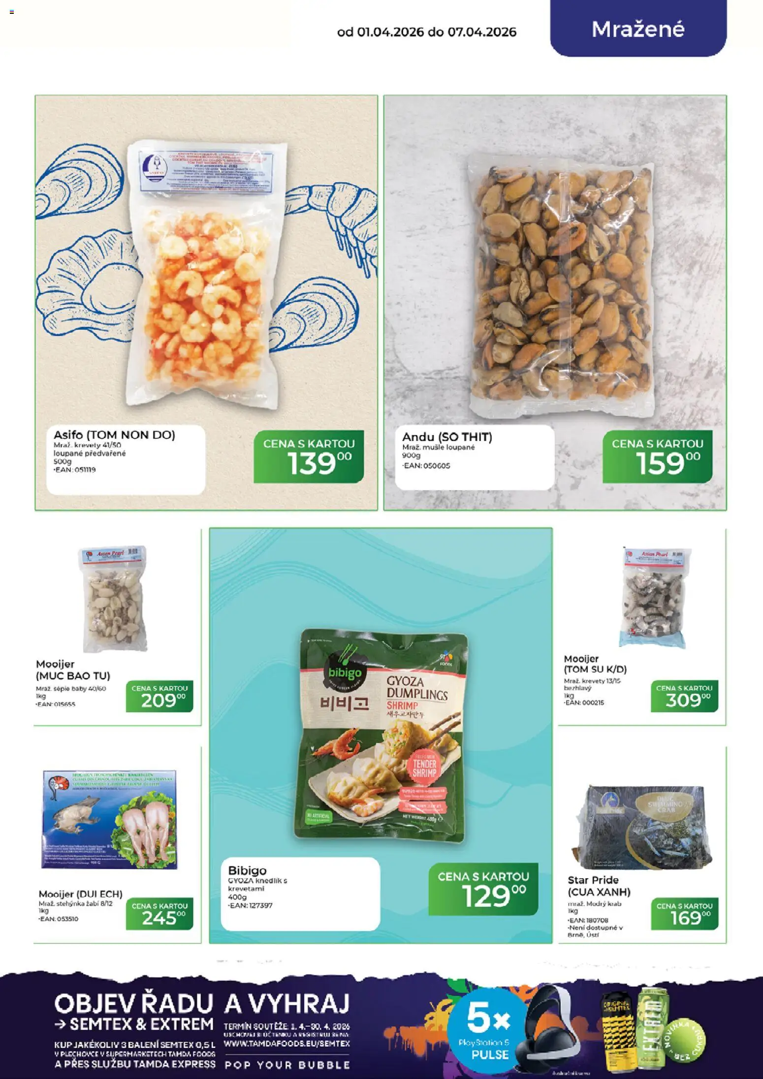 Tamda Foods leták od 01.04.2026 | Strana: 23 | Produkty: Gyoza, Semtex, Krevety