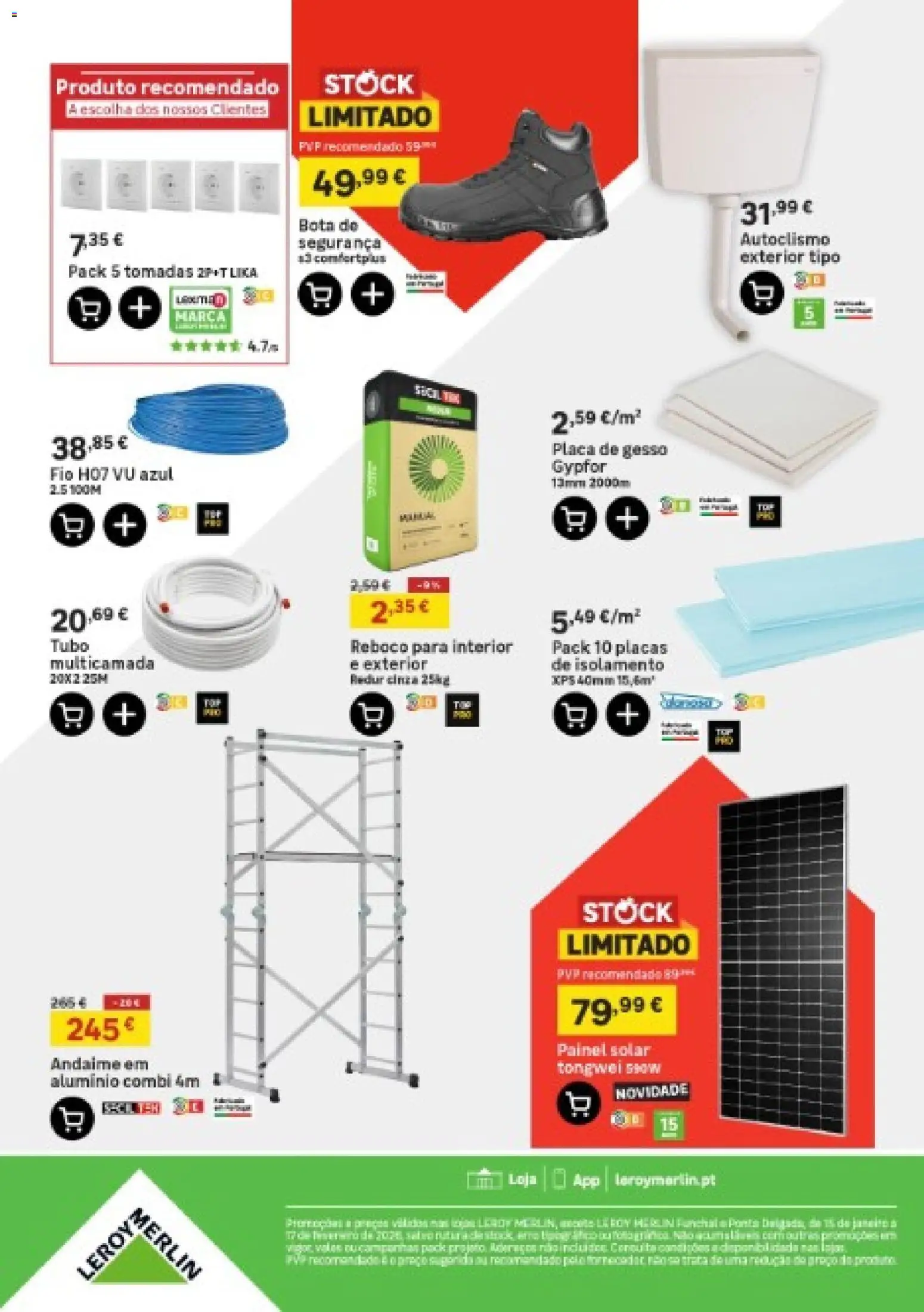 Leroy Merlin Catálogo │ válido de 15.01.2026 | Página: 17 | Produtos: Isolamento