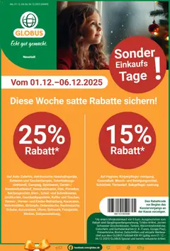 Globus prospekt Neustadt a.d. Weinstraße	 ab 01.12.2025 gültig