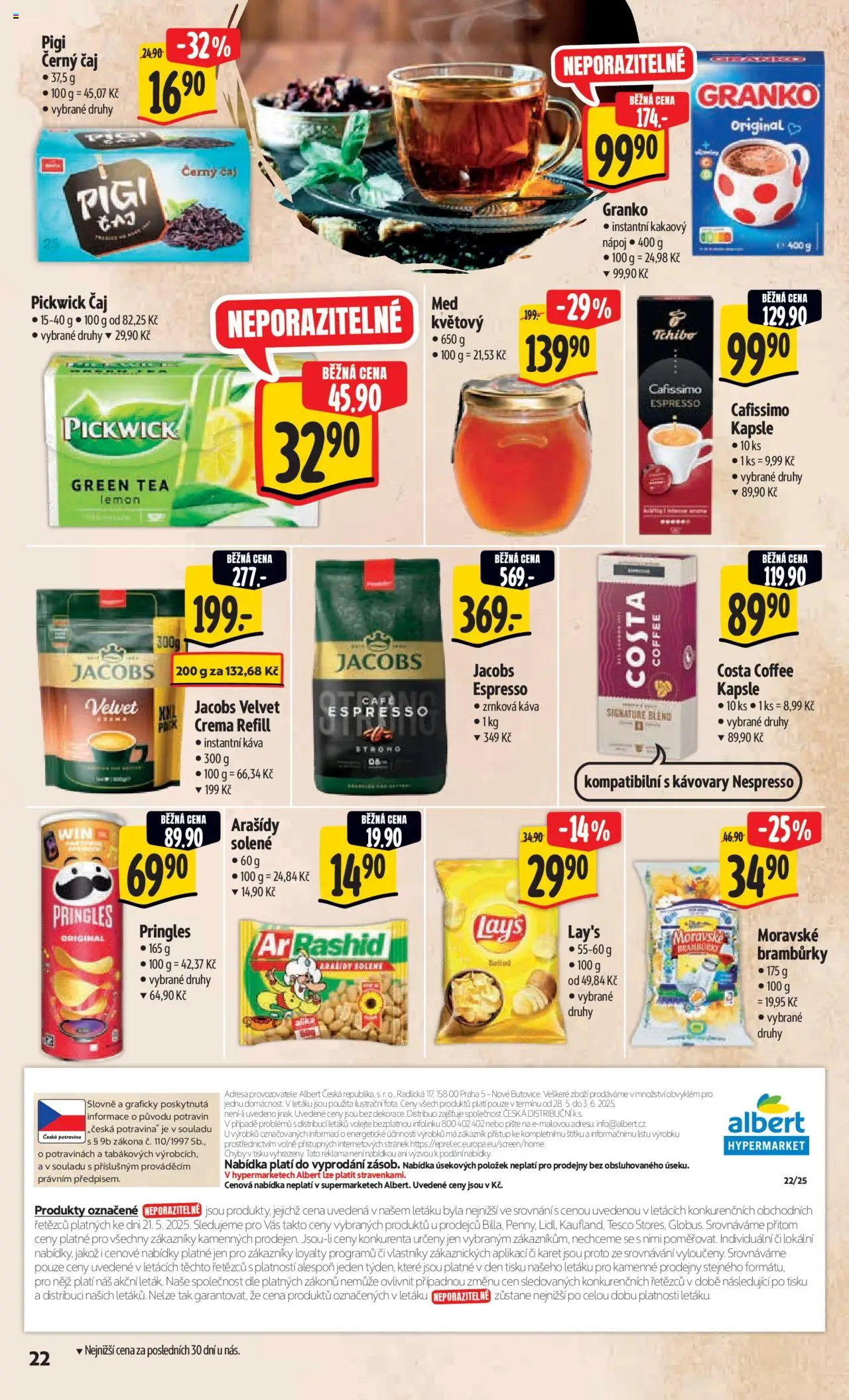 Albert leták - Hypermarket od 28.05.2025 | Strana: 30 | Produkty: Káva, Granko, Zrnková káva, Cafissimo