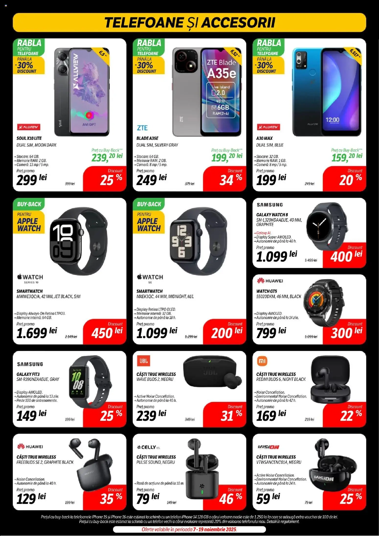 Noul catalog Flanco – valabil de la 14.11.2025 | Pagină: 6 | Produse: Telefon, Memorie, Căști, Smartwatch