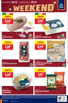 Anteprima del volantino ROLLÈ DI POLLO, Rollè di pollo, 600 g, 100% carne italiana valido a partire dal 22.12.2025 | Pagina: 32
