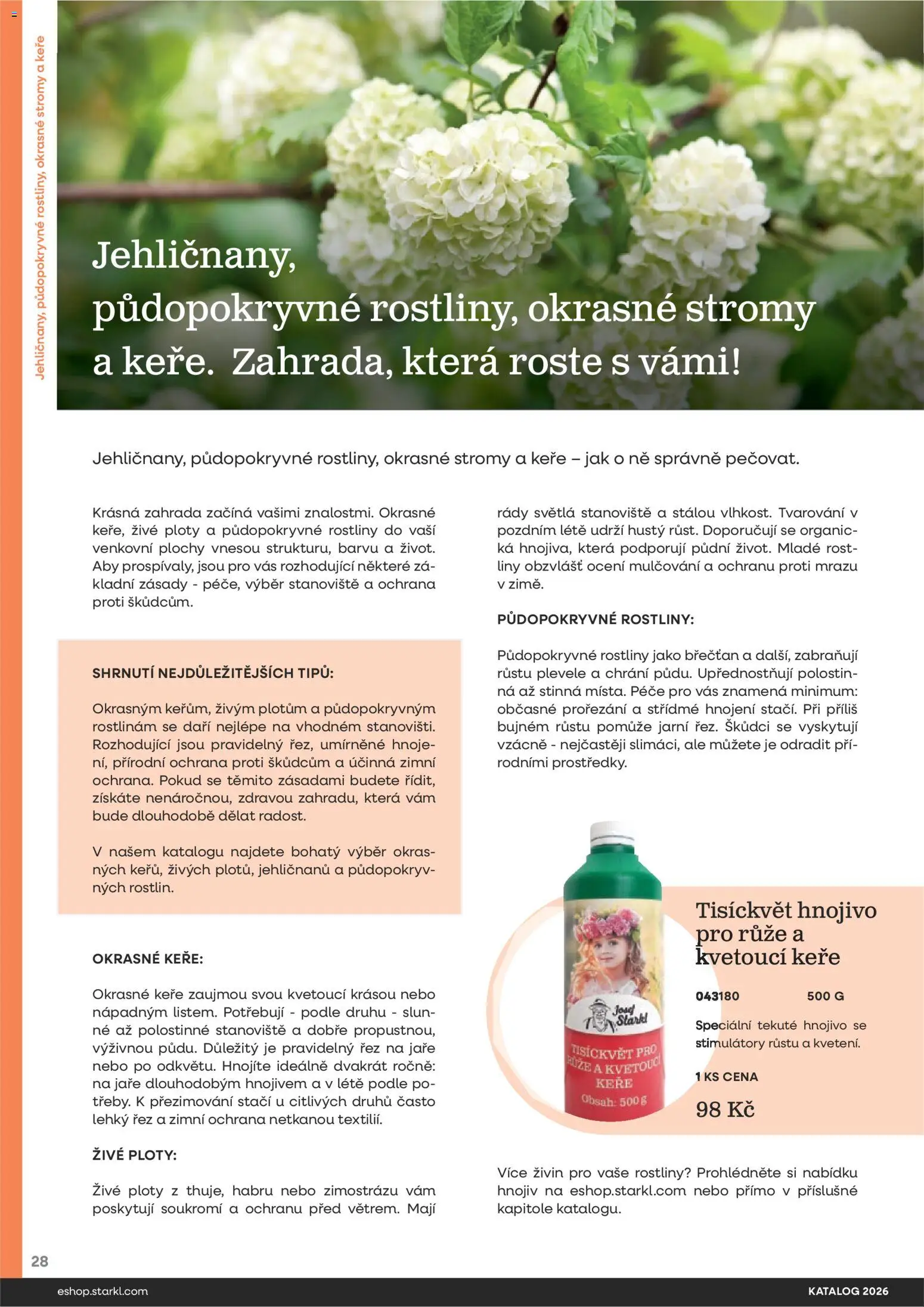 Starkl katalog od 25.02.2026 | Strana: 28 | Produkty: Zahrada, Rostliny, Rošt, Hnojivo