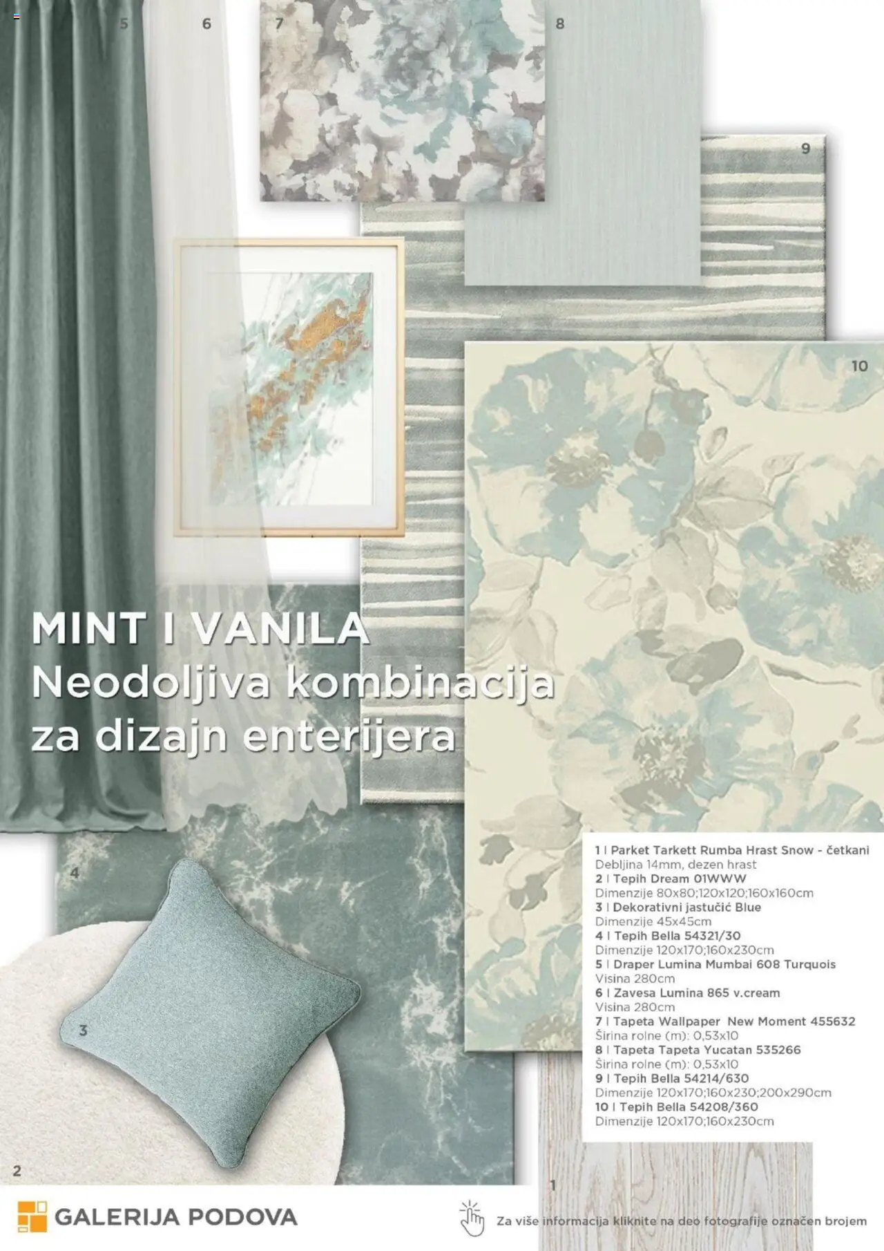 Galerija Podova katalog - važi od 20.05.2025 | Strana: 13 | Proizvode: Tepih, Zavesa