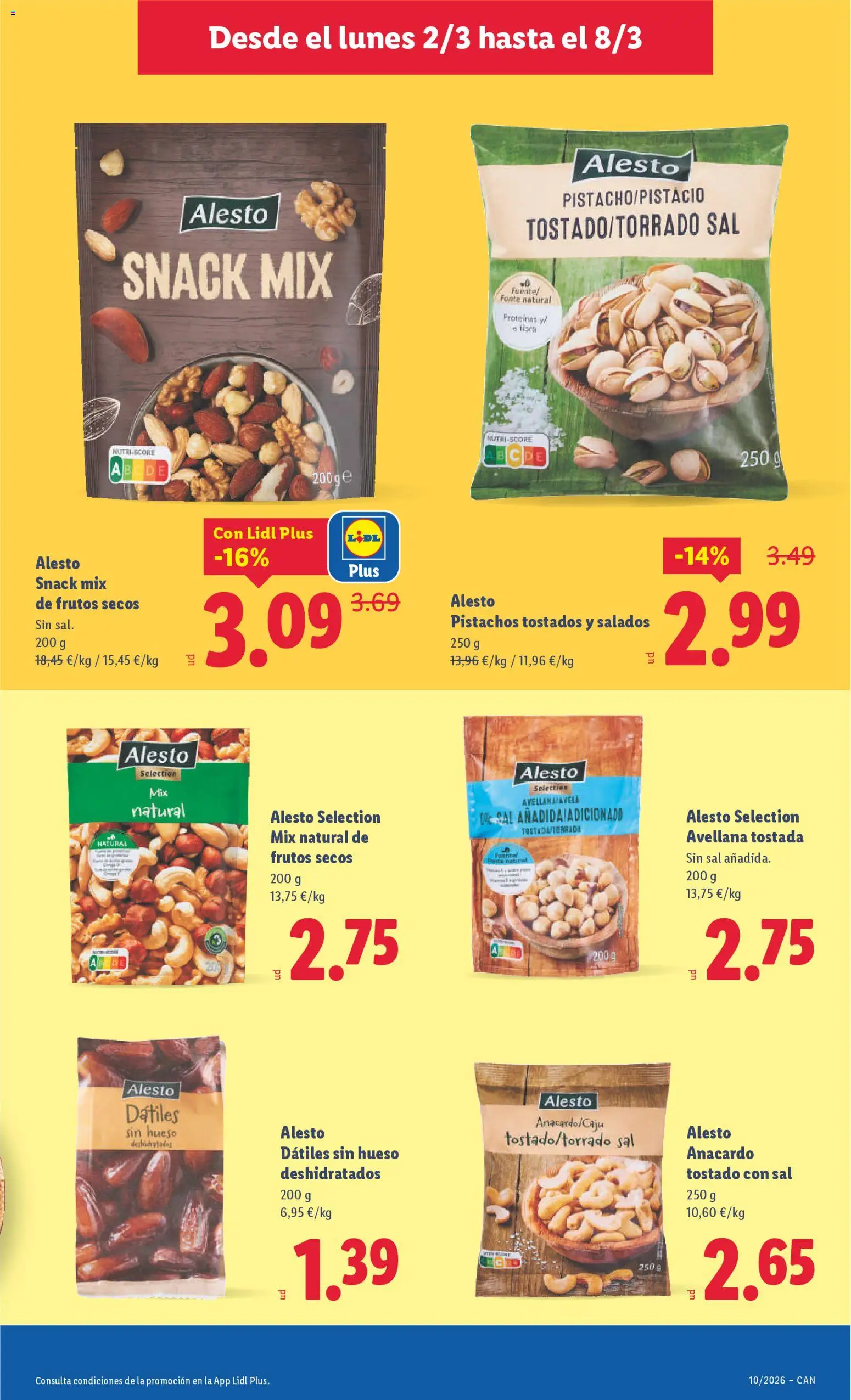 Lidl folleto │ válido desde el 02.03.2026 | Página: 17 | Productos: Frutos secos