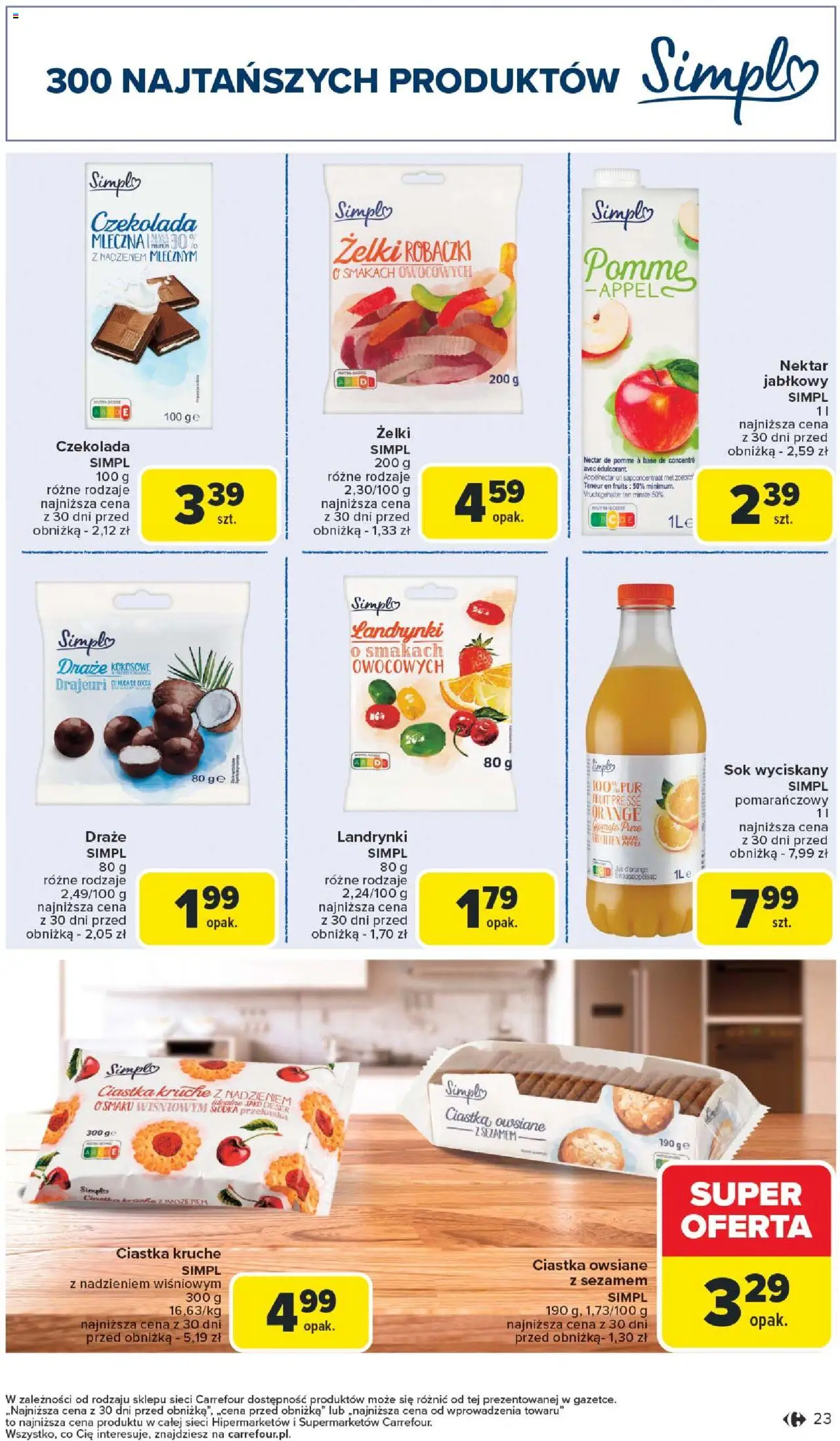 Carrefour Gazetka - Produkt Carrefour od poniedziałku od 02.06.2025 | Strona: 23 | Produkty: Czekolada mleczna, Ciastka kruche, Żelki, Czekolada