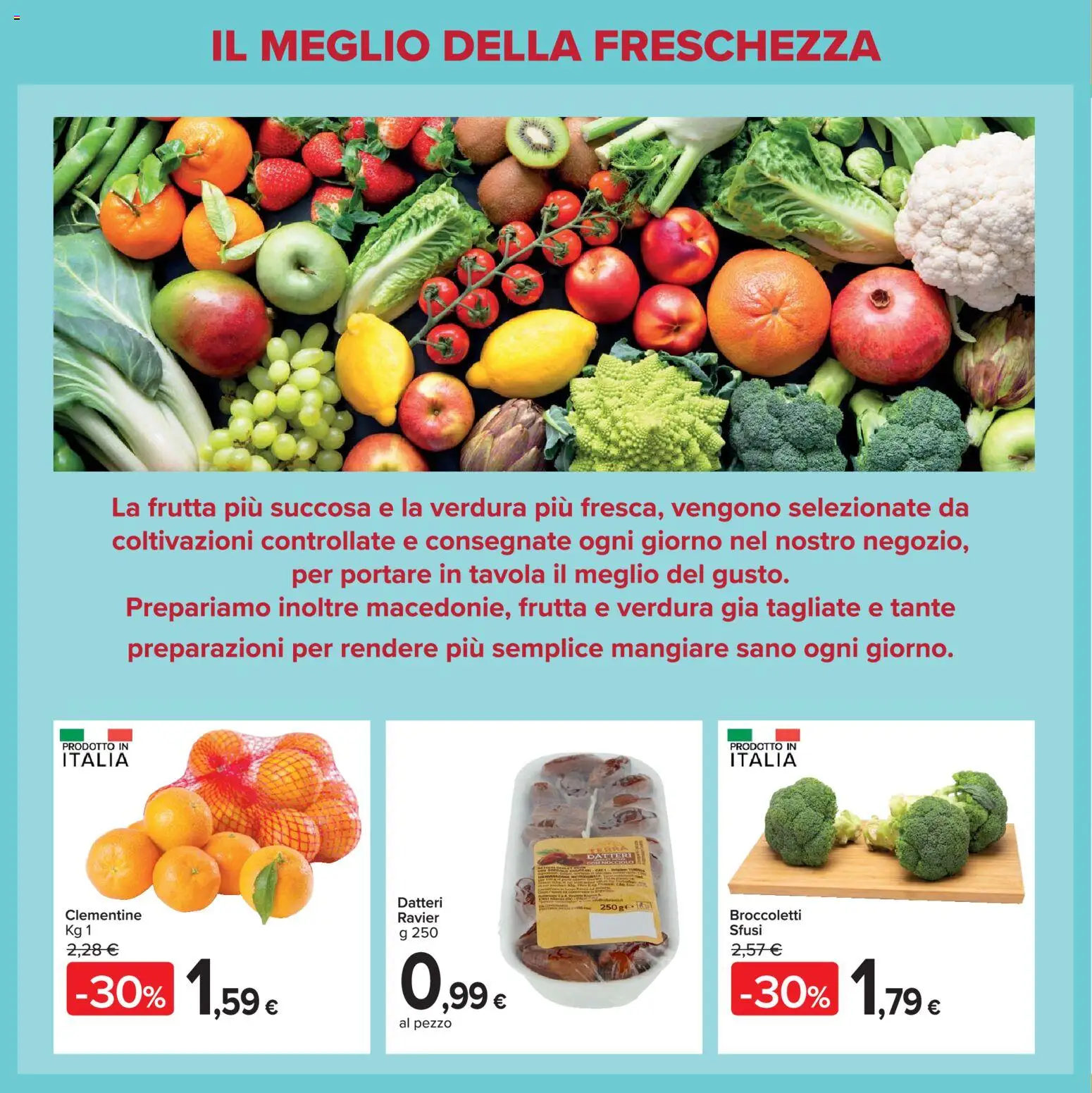 Volantino Carrefour del 02.12.2025 | Pagina: 2 | Prodotti: Frutta, Broccoletti