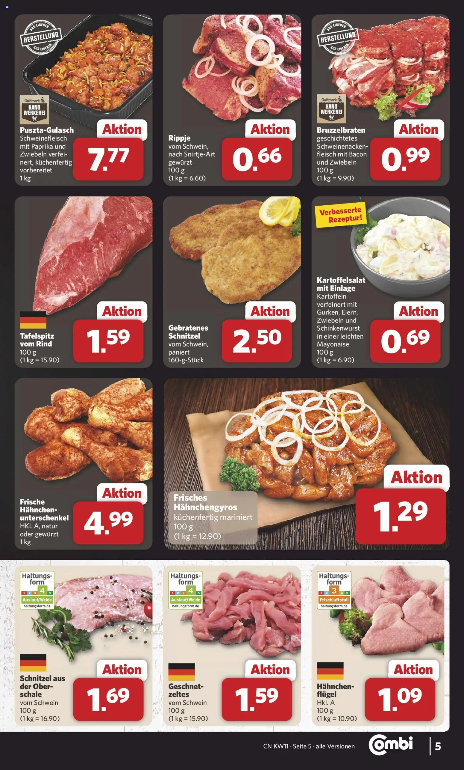 Combi Prospekt 	 – gültig ab 09.03.2026 | Seite: 5 | Produkte: Tafelspitz, Schweinenacken, Zwiebeln, Paprika