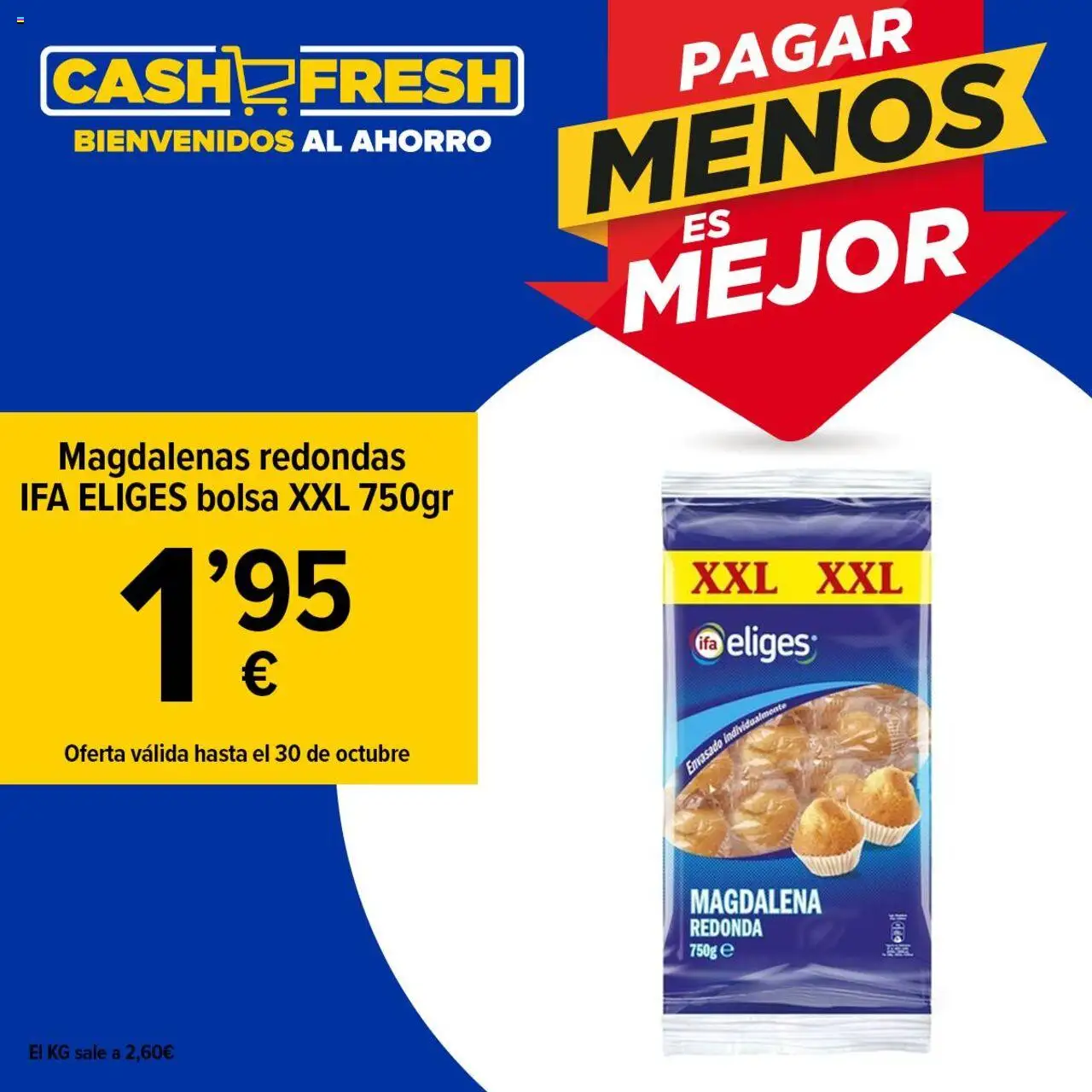 Cash Fresh folleto │ válido desde el 16.10.2025 | Página: 3 | Productos: Magdalenas, Bolsa