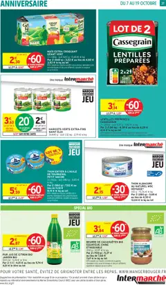 Intermarché - Prévisualisation de BEURRE DE CACAHUÈTES BIO EQUATEUR, CHINE ETHIQUABLE, 350 g - 10,97 € le kg valide à partir de 07.10.2025 | Page: 37