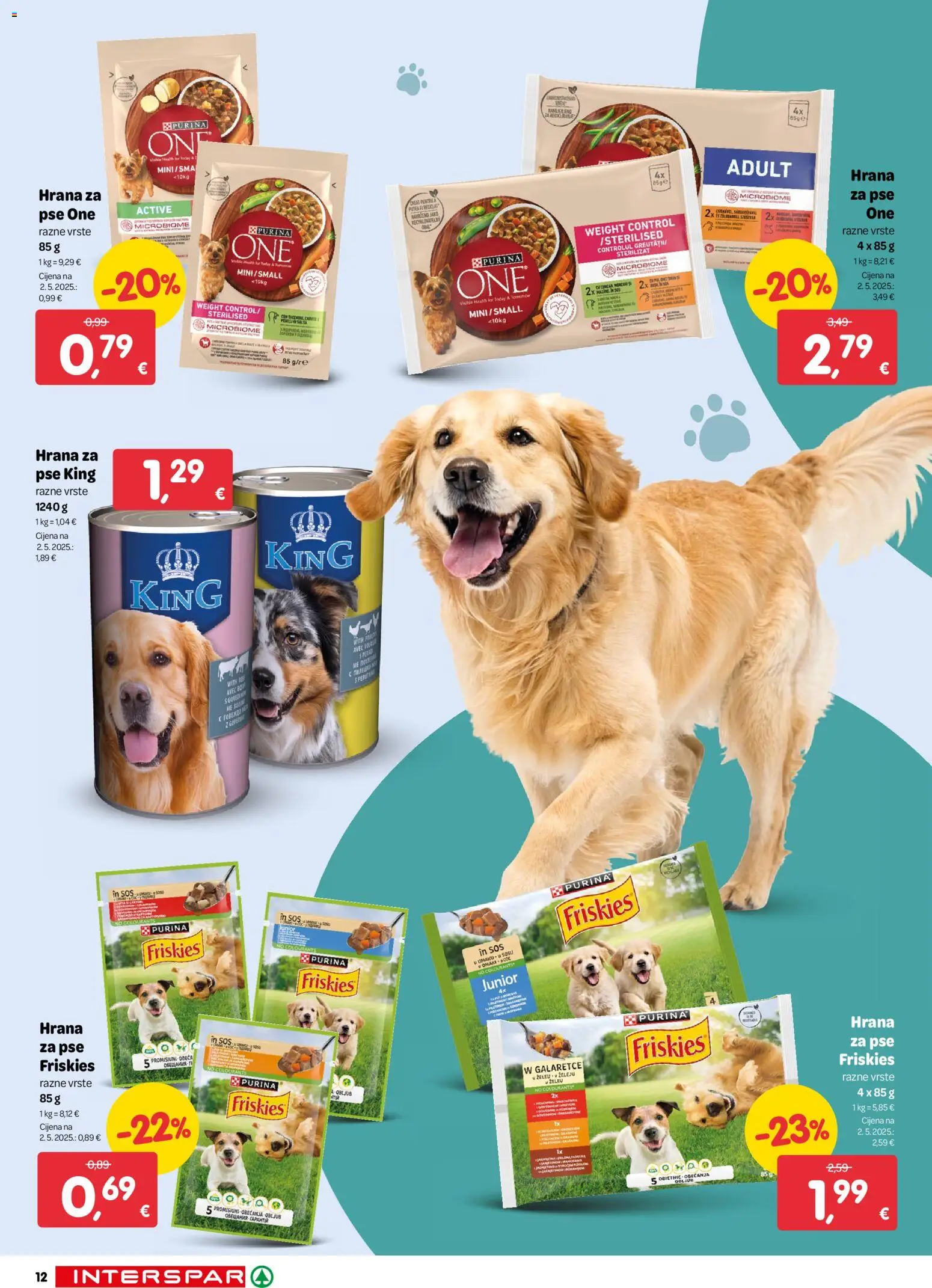 Interspar katalog | vrijedi od 19.11.2025 | Stranica: 12 | Proizvodi: Hrana za pse