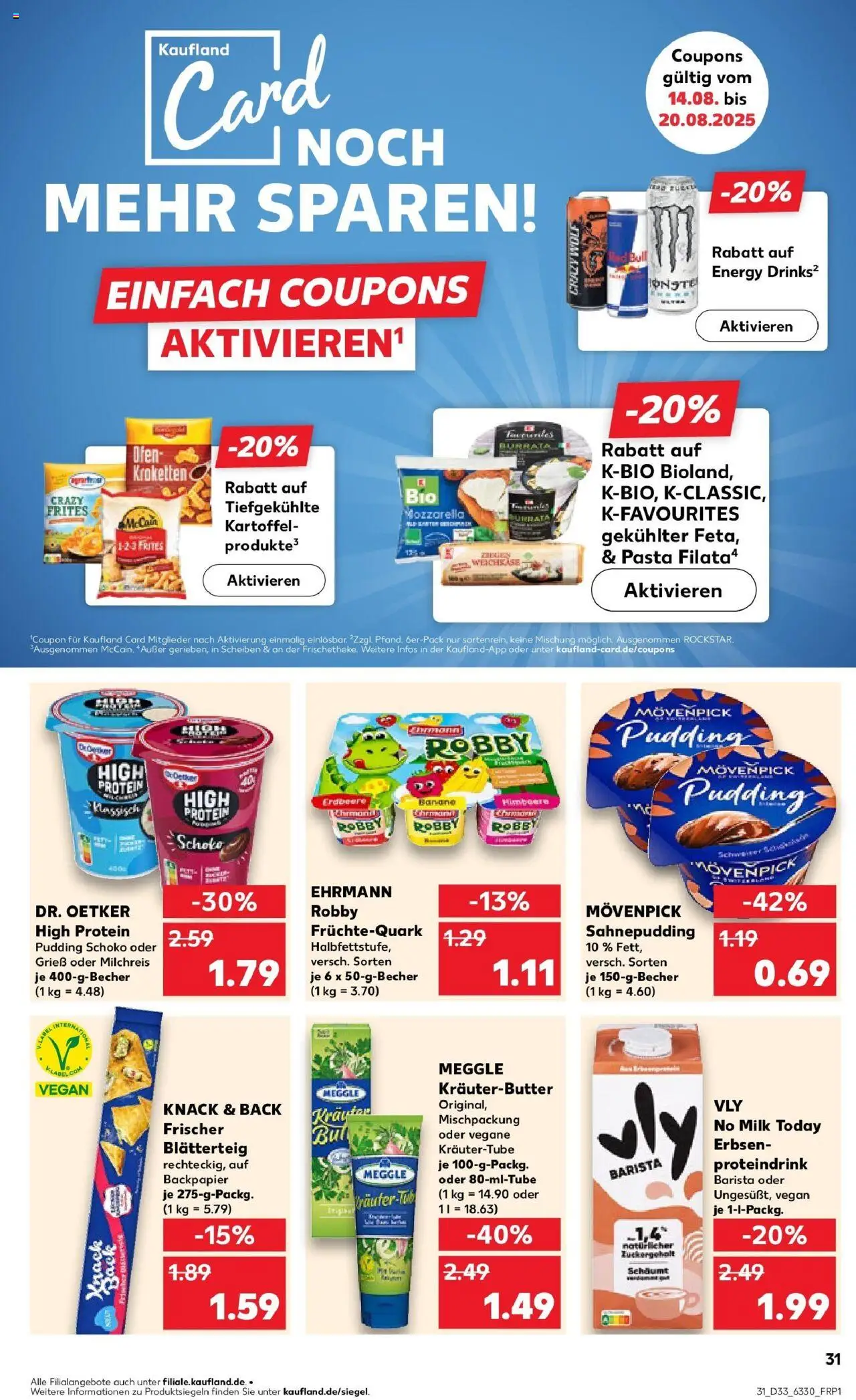 Kaufland prospekt Braunschweig	 - gültig ab dem 18.08.2025 | Seite: 52 | Produkte: Ofen, Red bull, Energy, Burrata