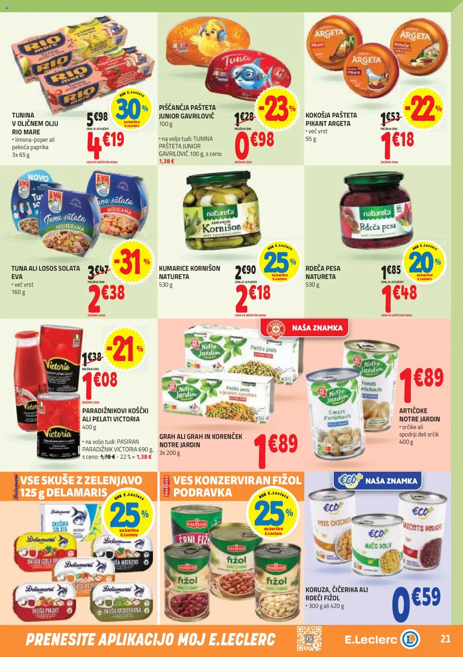 Novi E.leclerc katalog ponudbe – veljaven od 15.04.2026 | Stran: 21