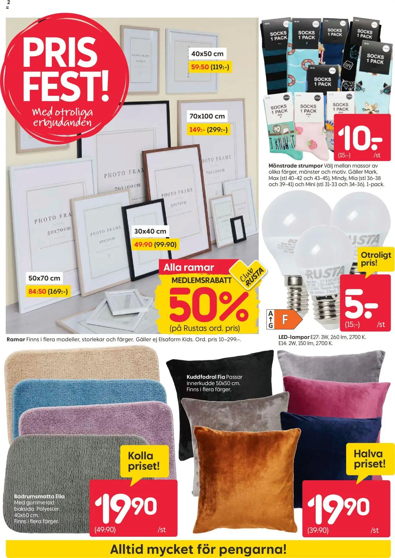 Rusta reklamblad aktuell från 15.09.2025 | Sida: 2