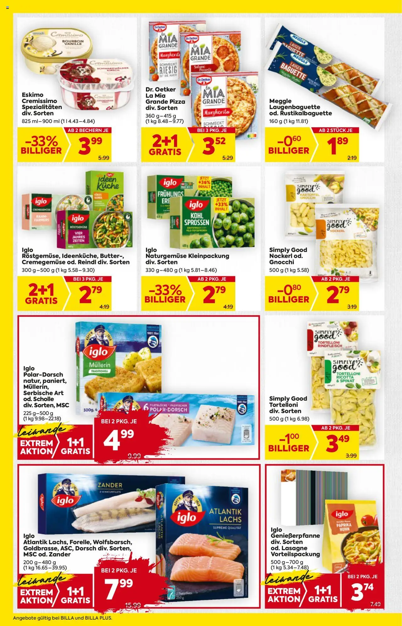 Billa AT akciós ujság - amely érvényes a következő dátumtól: 11.09.2025 | Oldal: 8 | Termékek: Ricotta, Pizza, Gnocchi, Lasagne