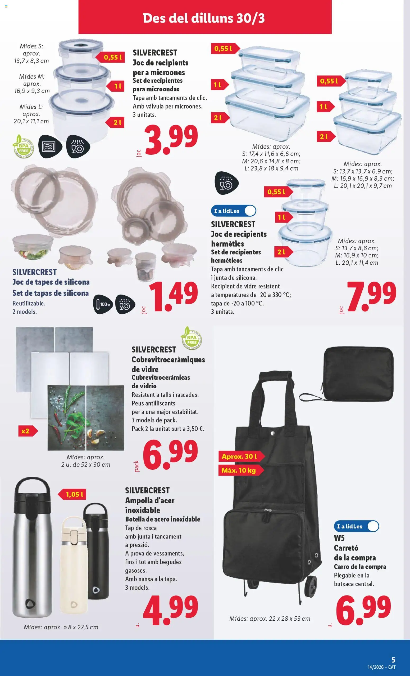 Lidl folleto de bazar │ válido desde el 30.03.2026 | Página: 9