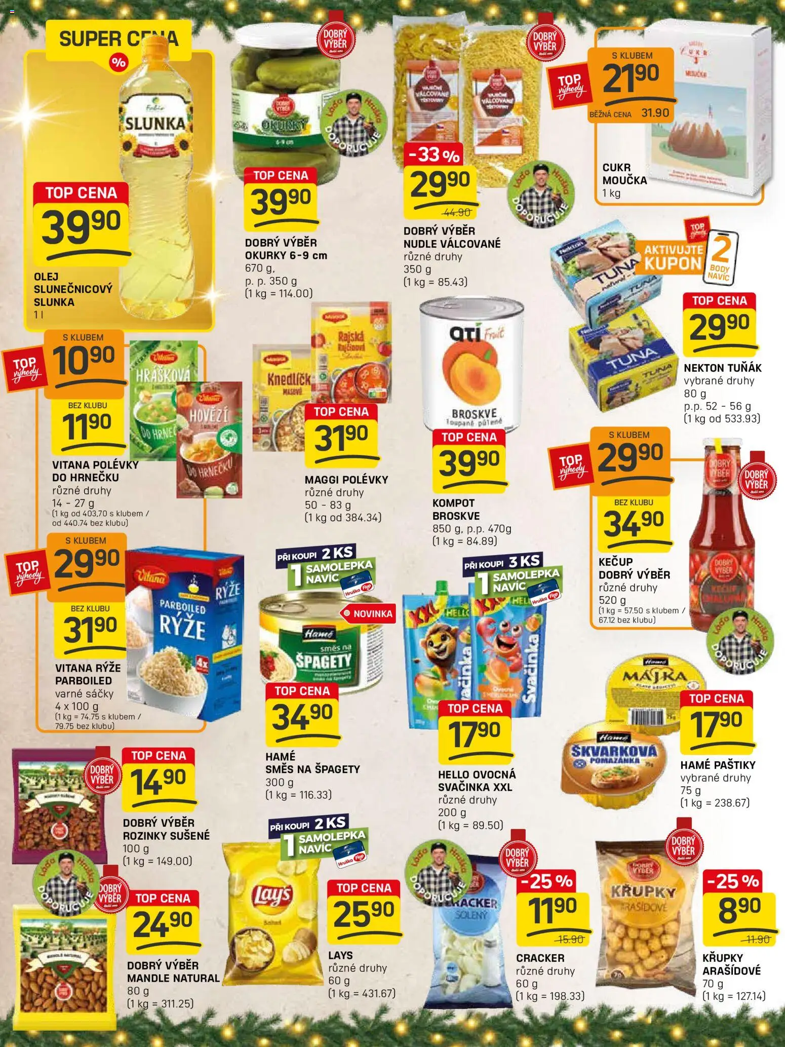 Flop leták - FlopTop od 26.11.2025 | Strana: 8 | Produkty: Rozinky, Okurky, Mandle, Lay's