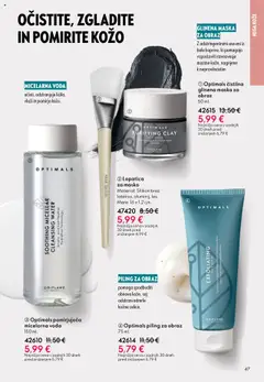 Novi Oriflame katalog ponudbe – veljaven od 14.09.2025 | Stran: 47 | Izdelki: Maska za obraz, Piling, Silikon, Voda