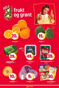 Forhåndsvisning av Coop Extra kundeavis gyldig fra 19.01.2026 | Side: 8 | Produkter: Tomater, Trandafir, Blåbær, Brokkoli