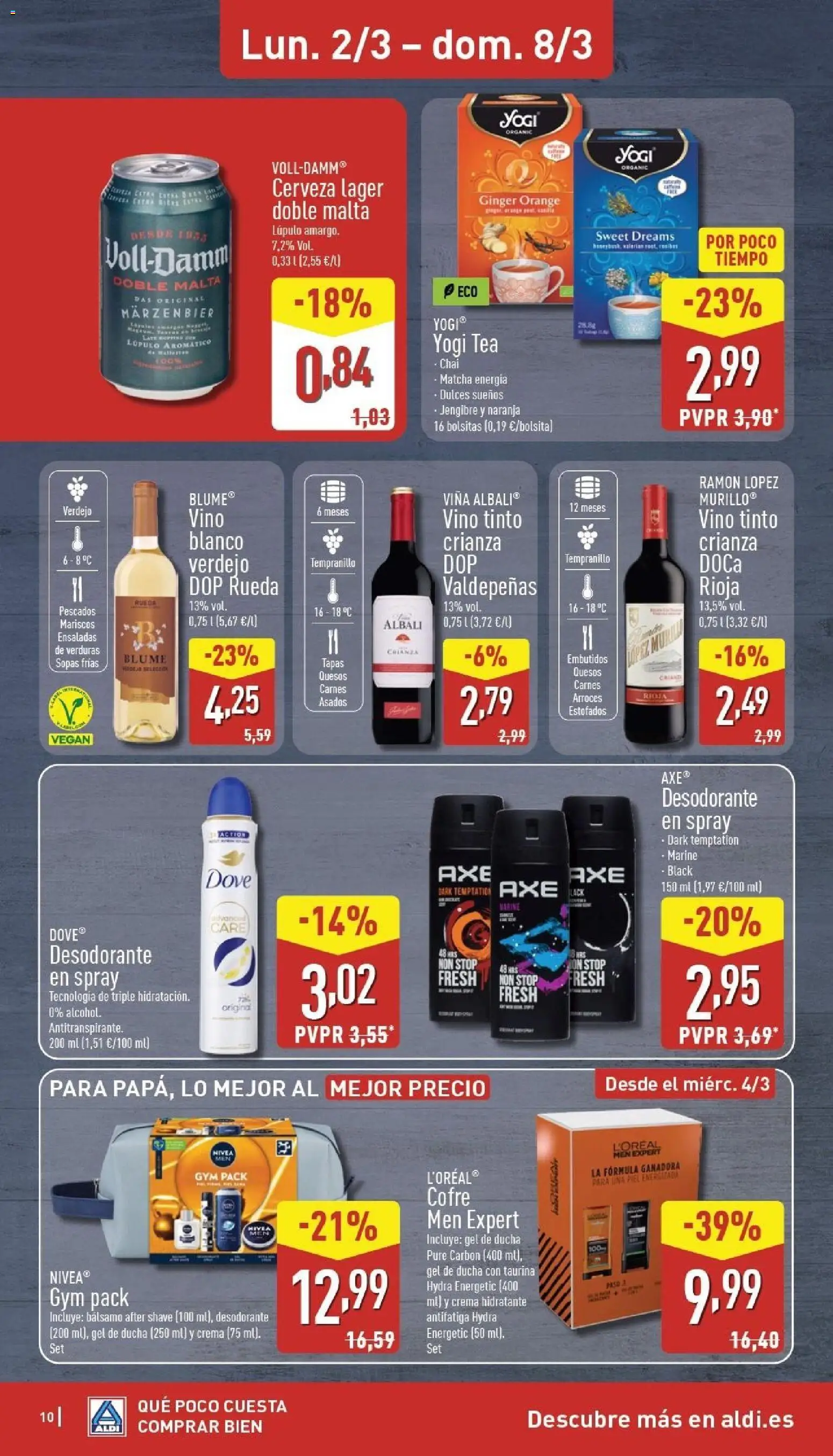 Aldi folleto Península │ válido desde el 02.03.2026 | Página: 10 | Productos: Crema, Crema hidratante, Νυχτικό, Κλειδαριά της πόρτας