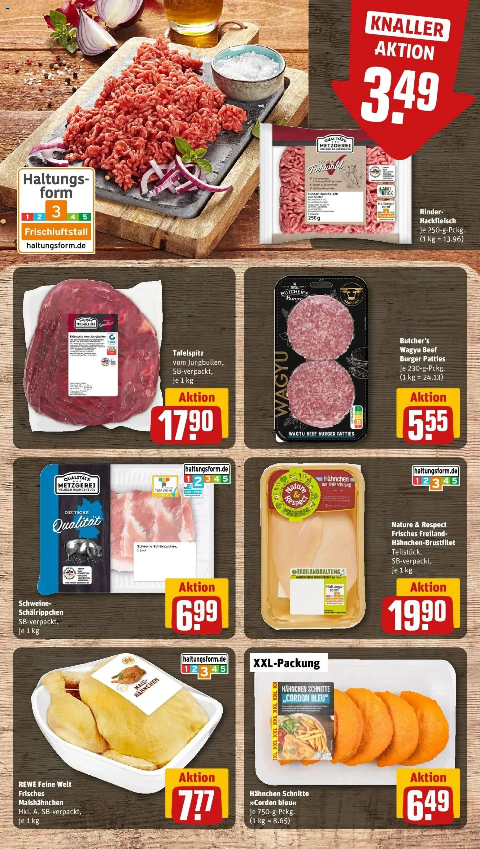 Rewe Prospekt Prüm	 – gültig ab 09.03.2026 | Seite: 8 | Produkte: Tafelspitz, Hahnchen, Burger, Hackfleisch