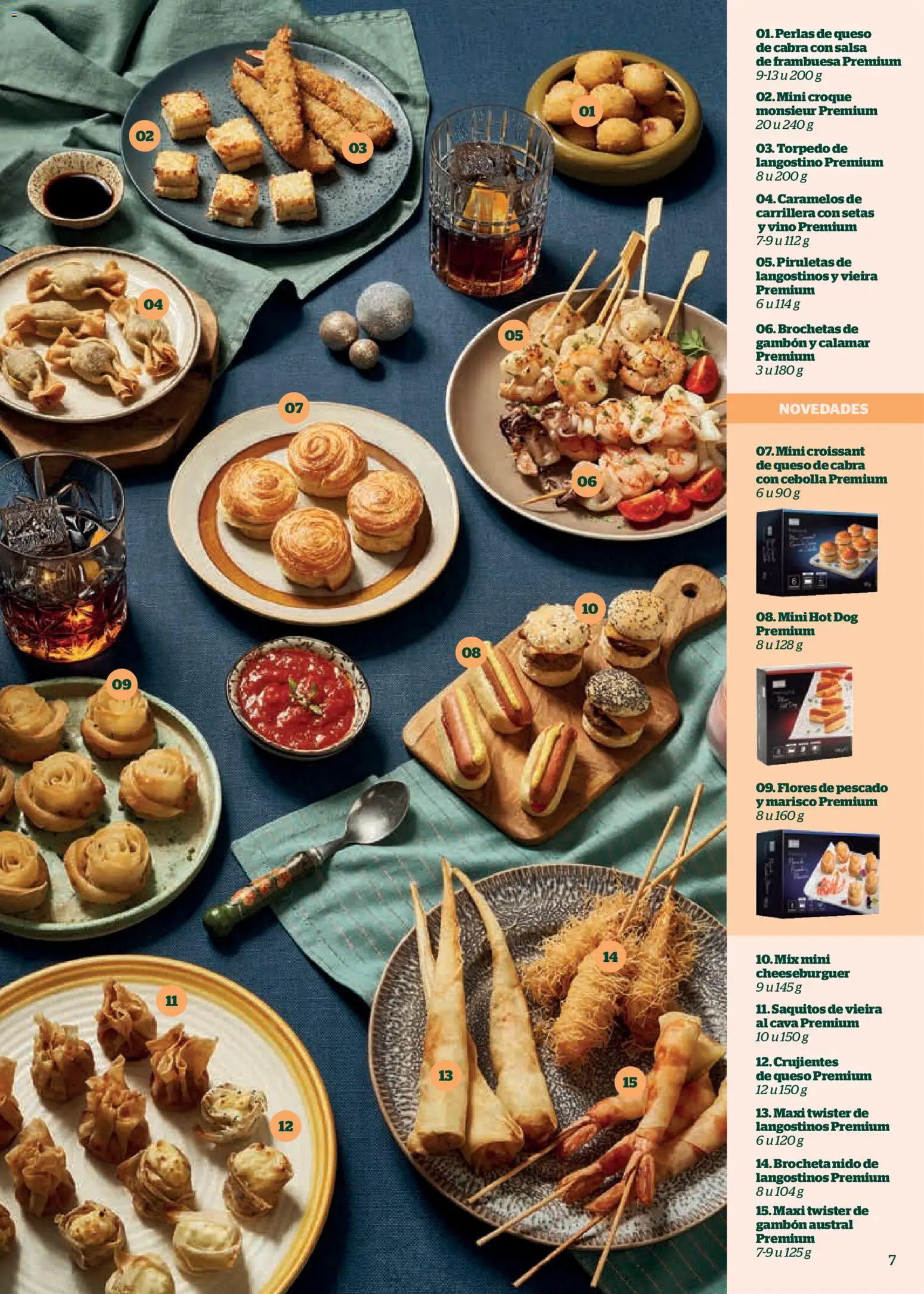 La Sirena Especial Navidad │ válido desde el 13.11.2025 | Página: 7 | Productos: Vino, Pescado, Croissant, Langostino