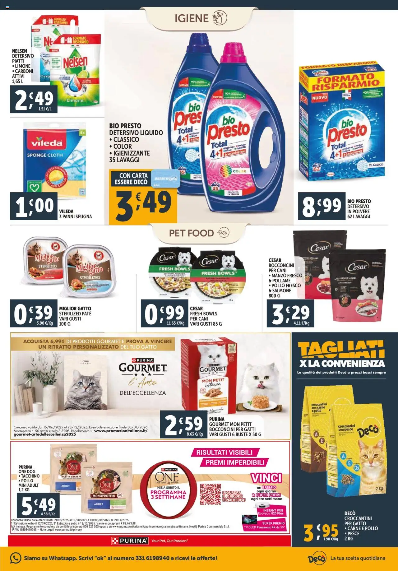 Volantino Decò del 16.10.2025 | Pagina: 19 | Prodotti: Salmone, Manzo, Limone, TV