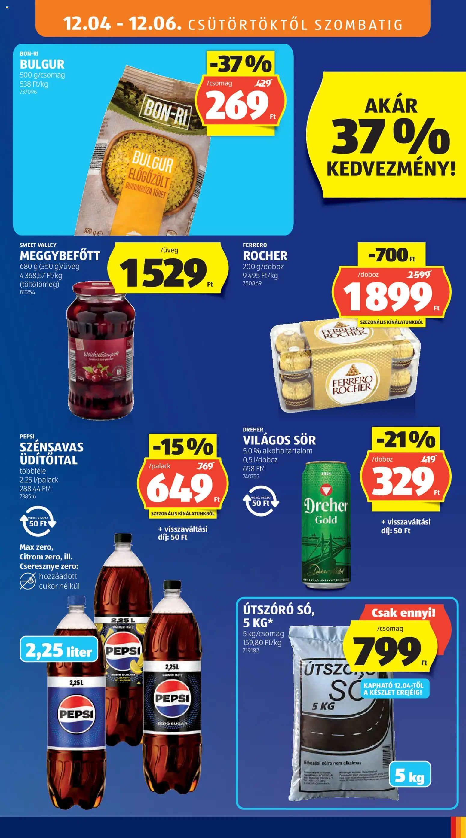 Aldi akciós ujság - amely érvényes a következő dátumtól: 04.12.2025 | Oldal: 13 | Termékek: Pepsi, Doboz, Meggybefőtt, Citrom