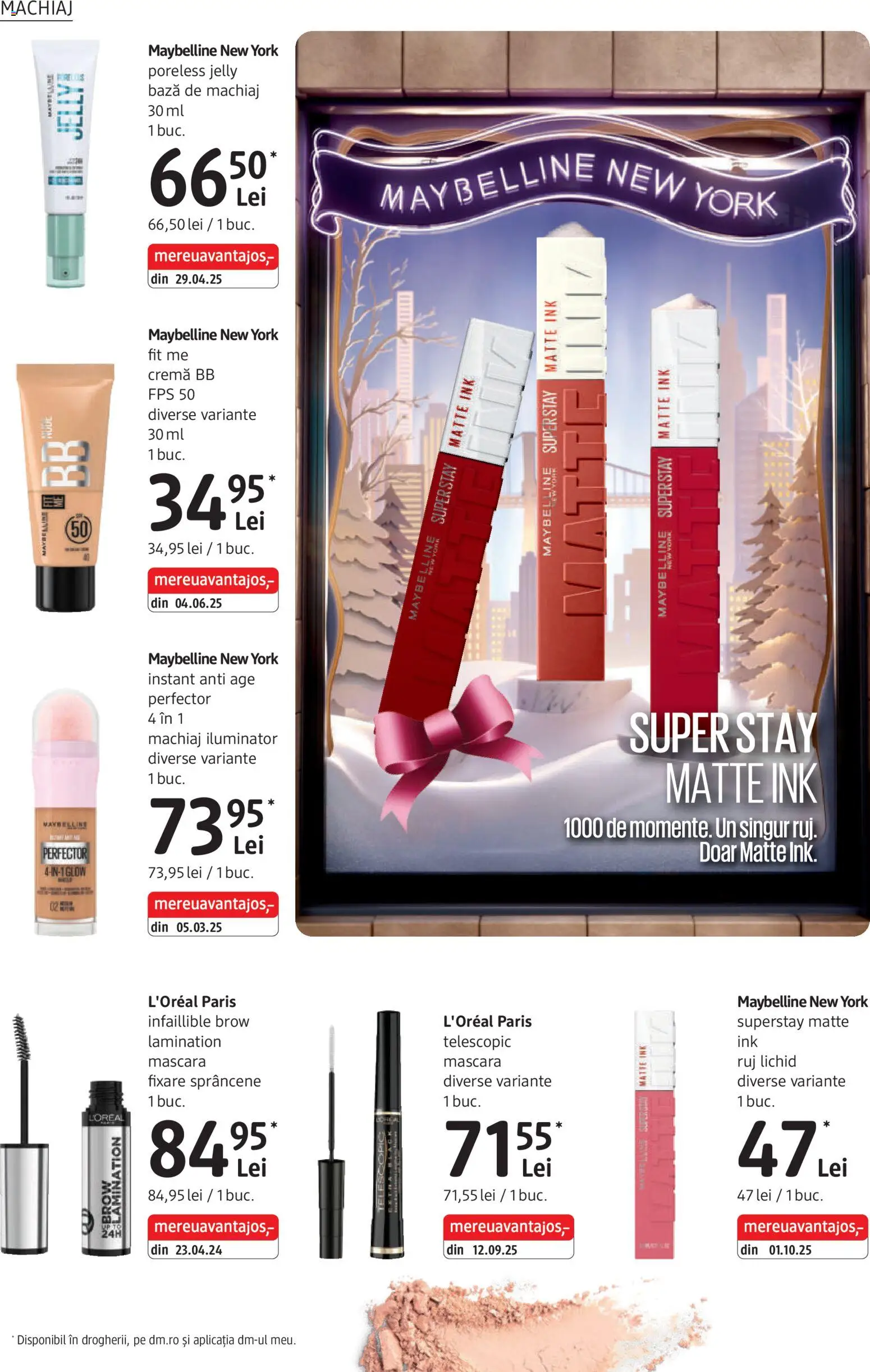 Noul catalog DM drogeriemarkt – valabil de la 06.11.2025 | Pagină: 16 | Produse: Bază de machiaj, Machiaj, Ruj, Cremă