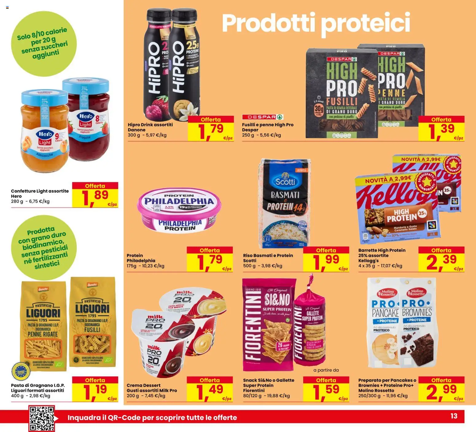 Volantino Eurospar del 05.03.2026 | Pagina: 13 | Prodotti: Rossetto, Riso, Lenticchie, Pasta
