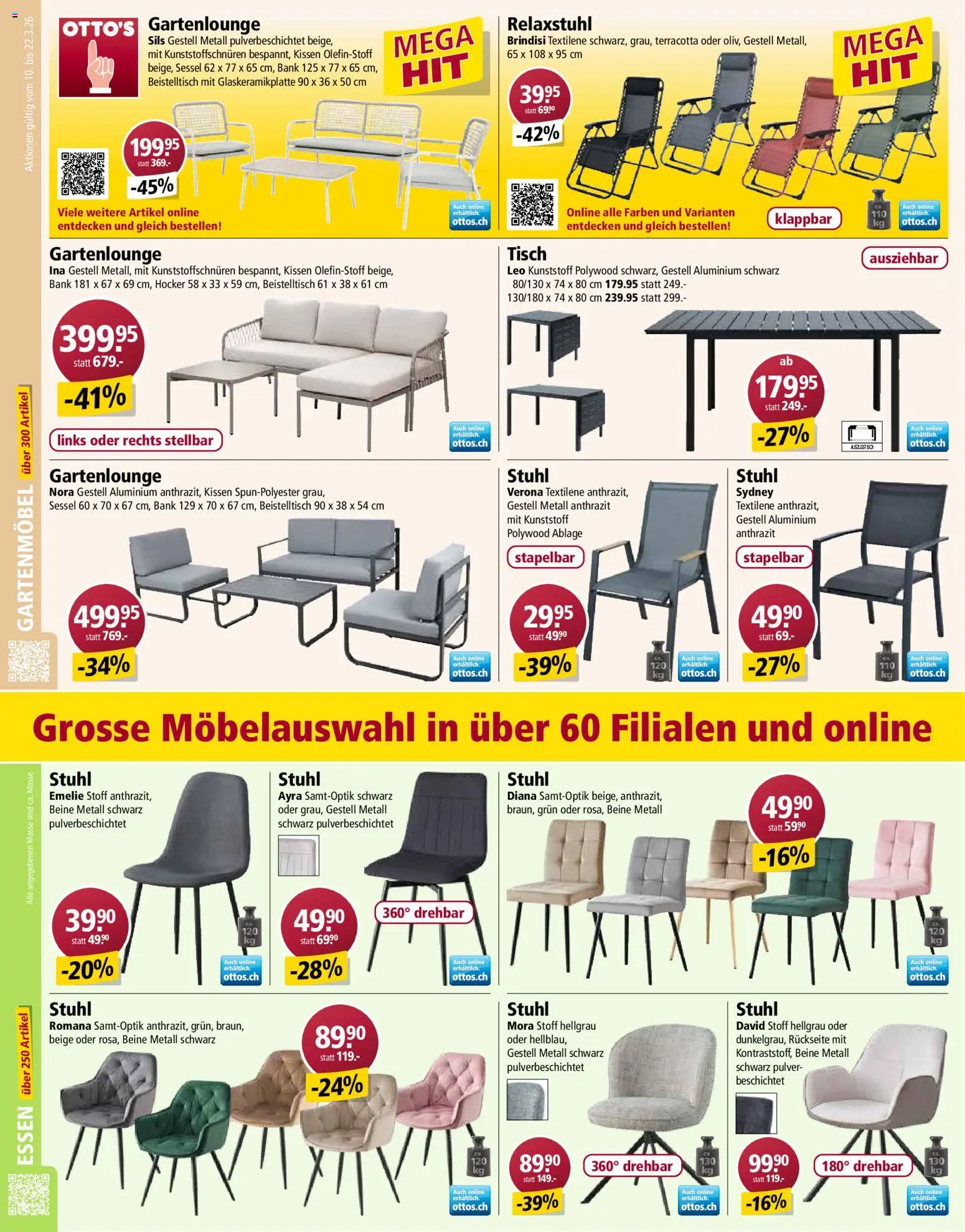 Otto's Aktionen – gültig ab 10.03.2026 | Seite: 12 | Produkte: Tisch, Sessel, Stuhl, Pulver