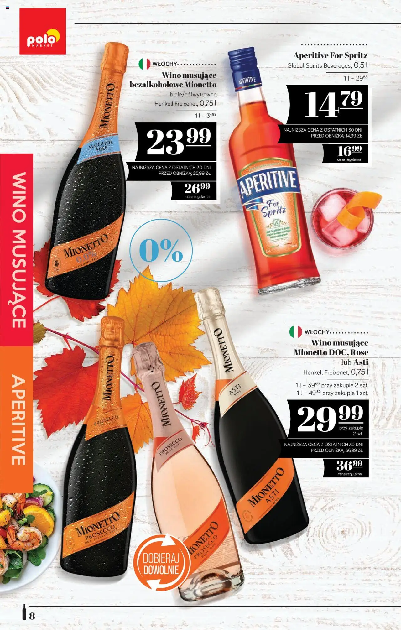 POLOmarket Katalog - Alkoholi od 26.09.2025 | Strona: 8 | Produkty: Mionetto prosecco, Wino, Prosecco
