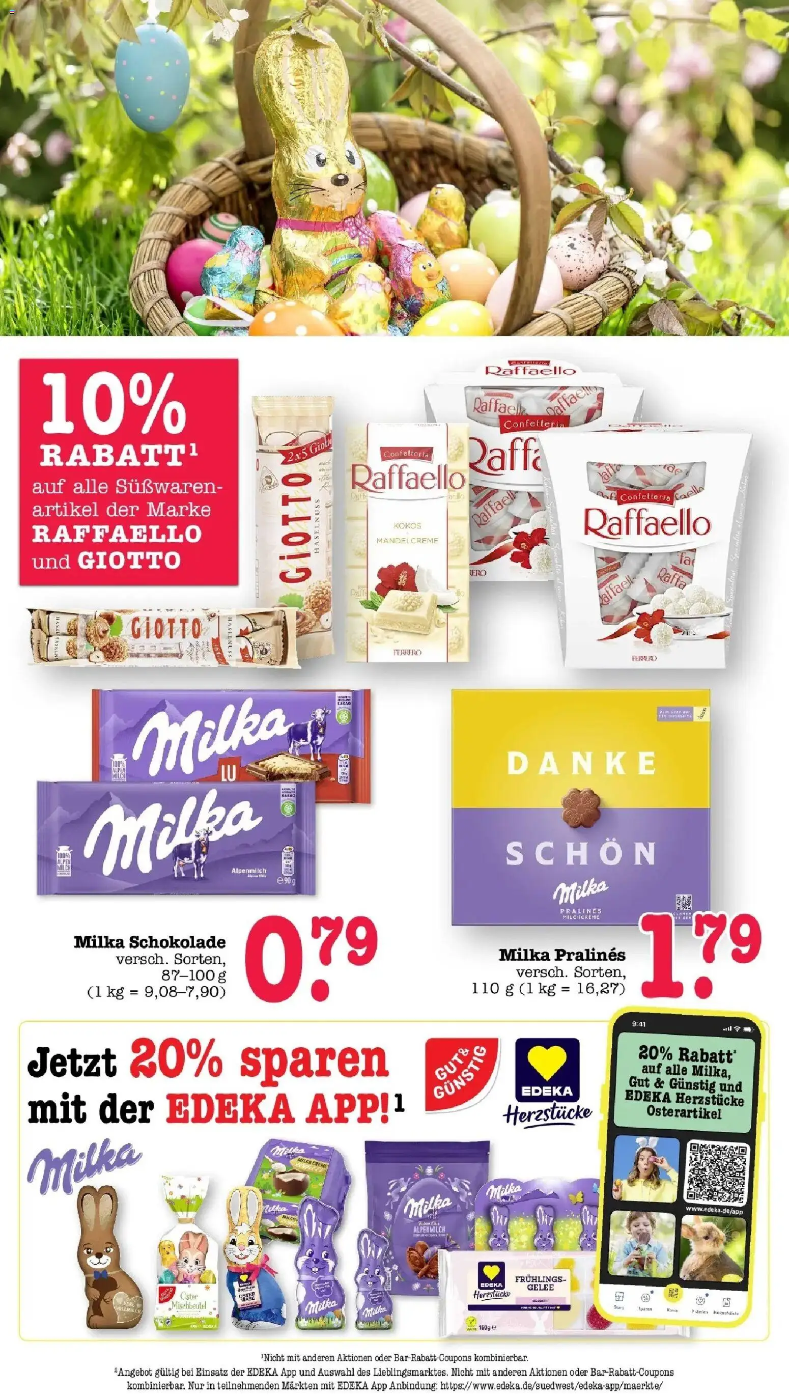 Angebote – gültig ab 30.03.2026 | Seite: 50 | Produkte: Raffaello, Milch, Milka, Creme