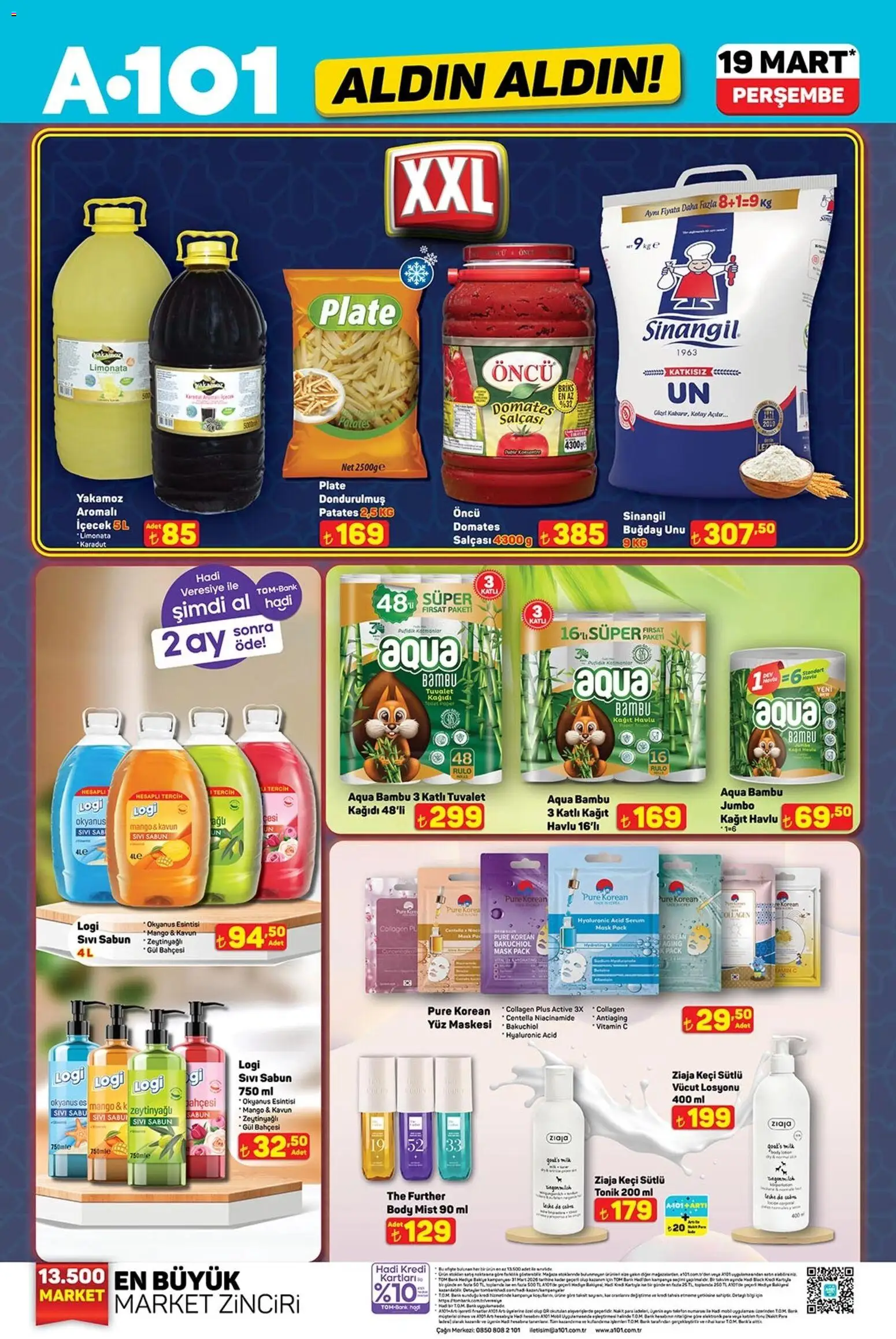 A101 - Katalog Aldın Aldın - 19.03.2026 tarihinden itibaren geçerlidir | Sayfa: 2 | Ürünler: Limonata, Tuvalet, Gül, Mango