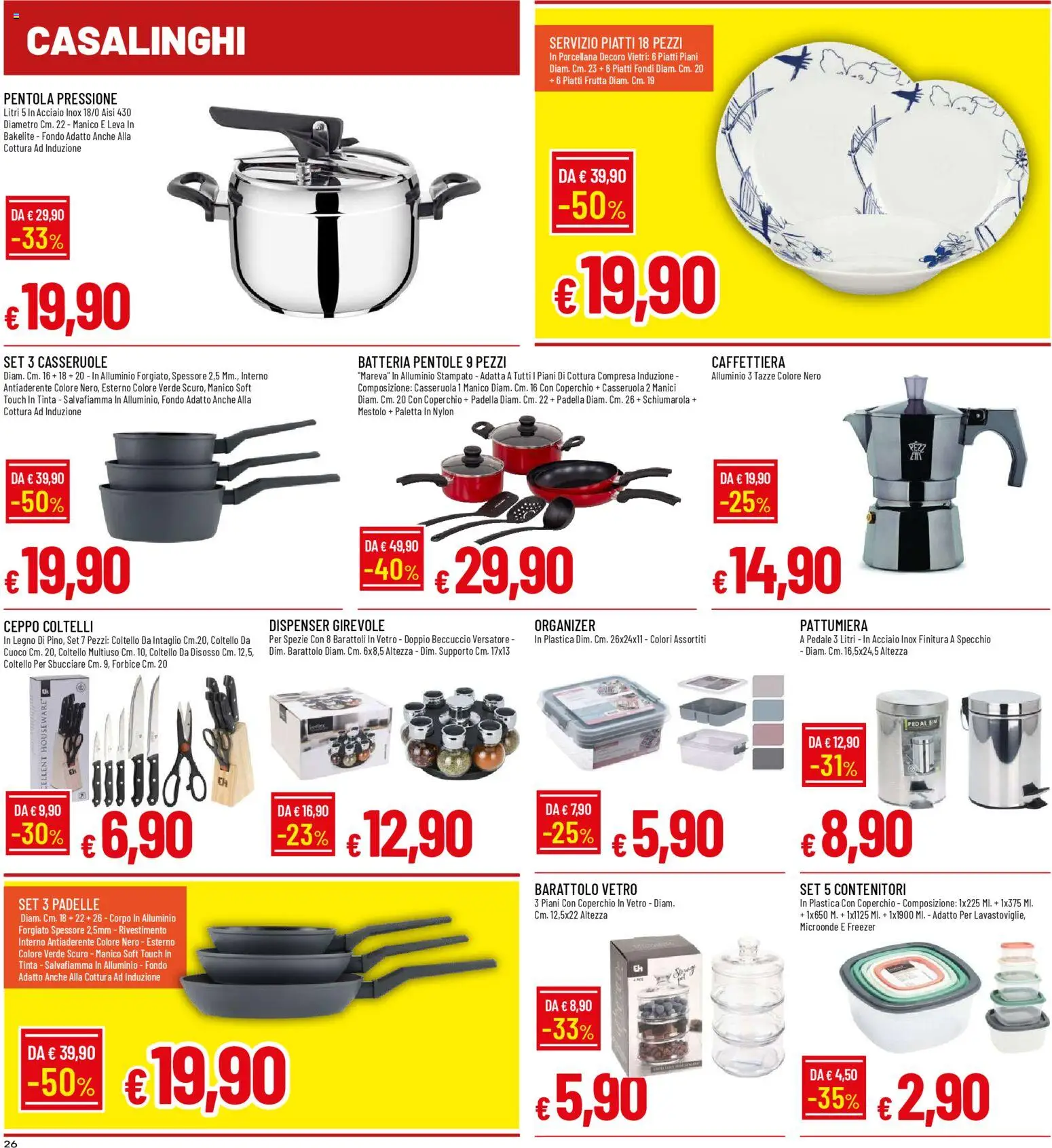 Volantino Galassia del 09.04.2026 | Pagina: 26 | Prodotti: Paletta, Microonde, Spezie, Freezer