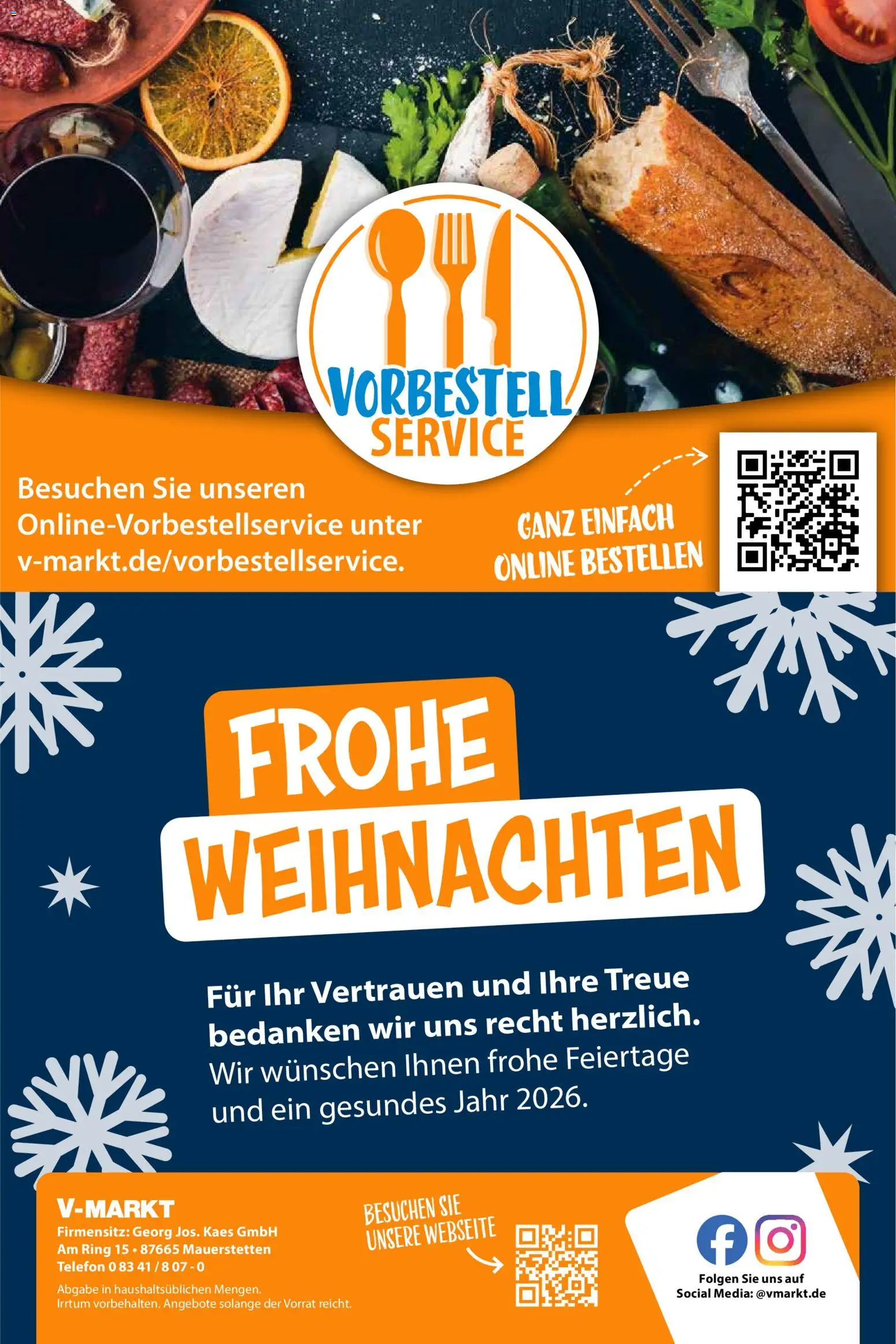 V-Markt - Feinkostbeilage 2025 – gültig ab 04.12.2025 | Seite: 16 | Produkte: Telefon