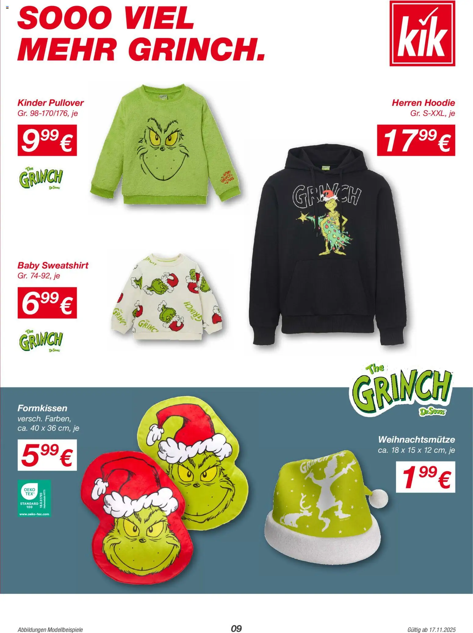 Kik - Black Friday – gültig ab 17.11.2025 | Seite: 9 | Produkte: Sweatshirt, Hoodie, Pullover