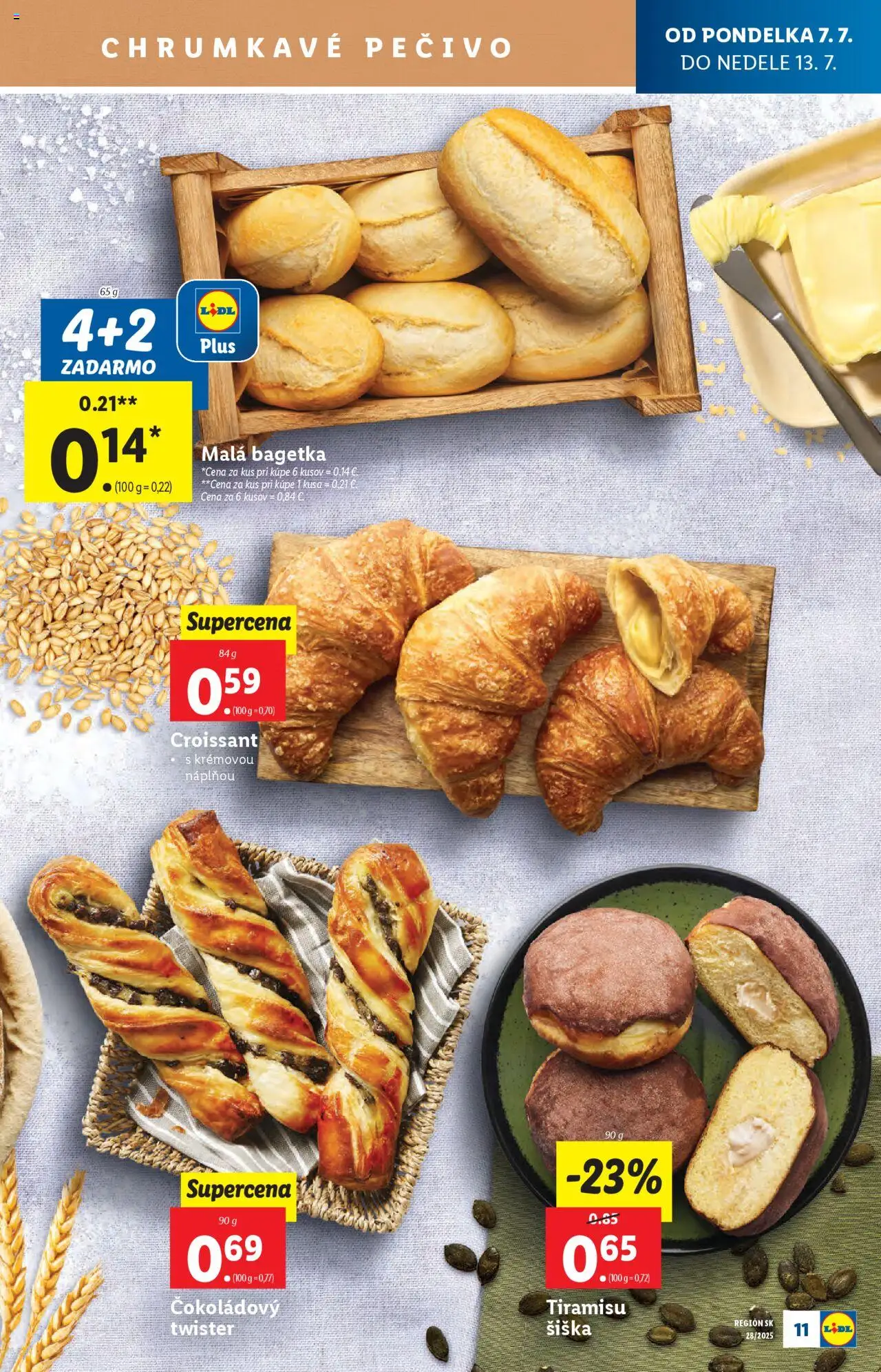 Lidl leták │ platný od 07.07.2025 | Strana: 11 | Produkty: Croissant