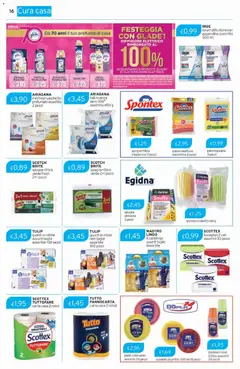 Anteprima del volantino Sirene Blu volantino valido a partire dal 03.03.2026 | Pagina: 16 | Prodotti: Spugna, Deumidificatore, Guanti, Profumo