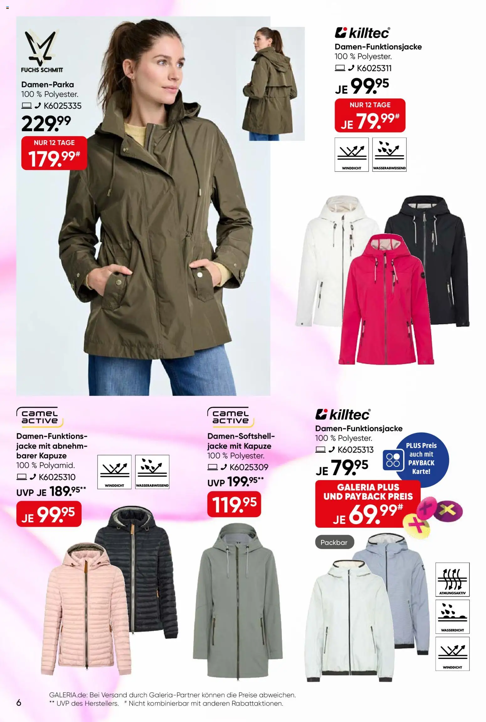 Galeria Karstadt Kaufhof Prospekt 	 – gültig ab 18.03.2026 | Seite: 6 | Produkte: Jacke