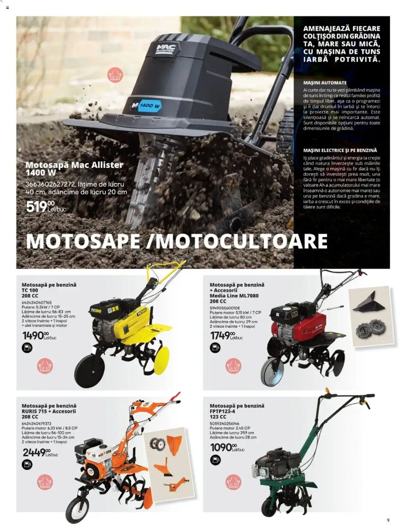 Noul catalog Brico Depot – valabil de la 14.02.2025 | Pagină: 9 | Produse: Ulei, Mașină de tuns