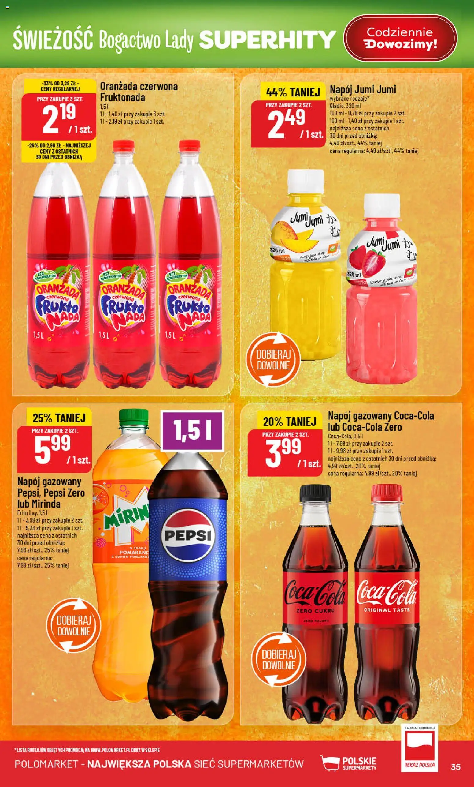 POLOmarket Gazetka od 18.02.2026 | Strona: 35 | Produkty: Pepsi