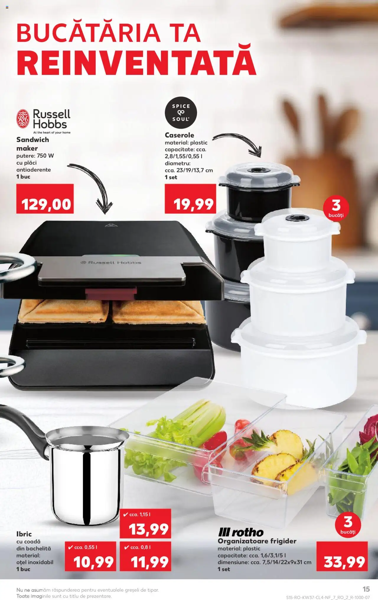 Kaufland RO akciós ujság - amely érvényes a következő dátumtól: 10.09.2025 | Oldal: 15