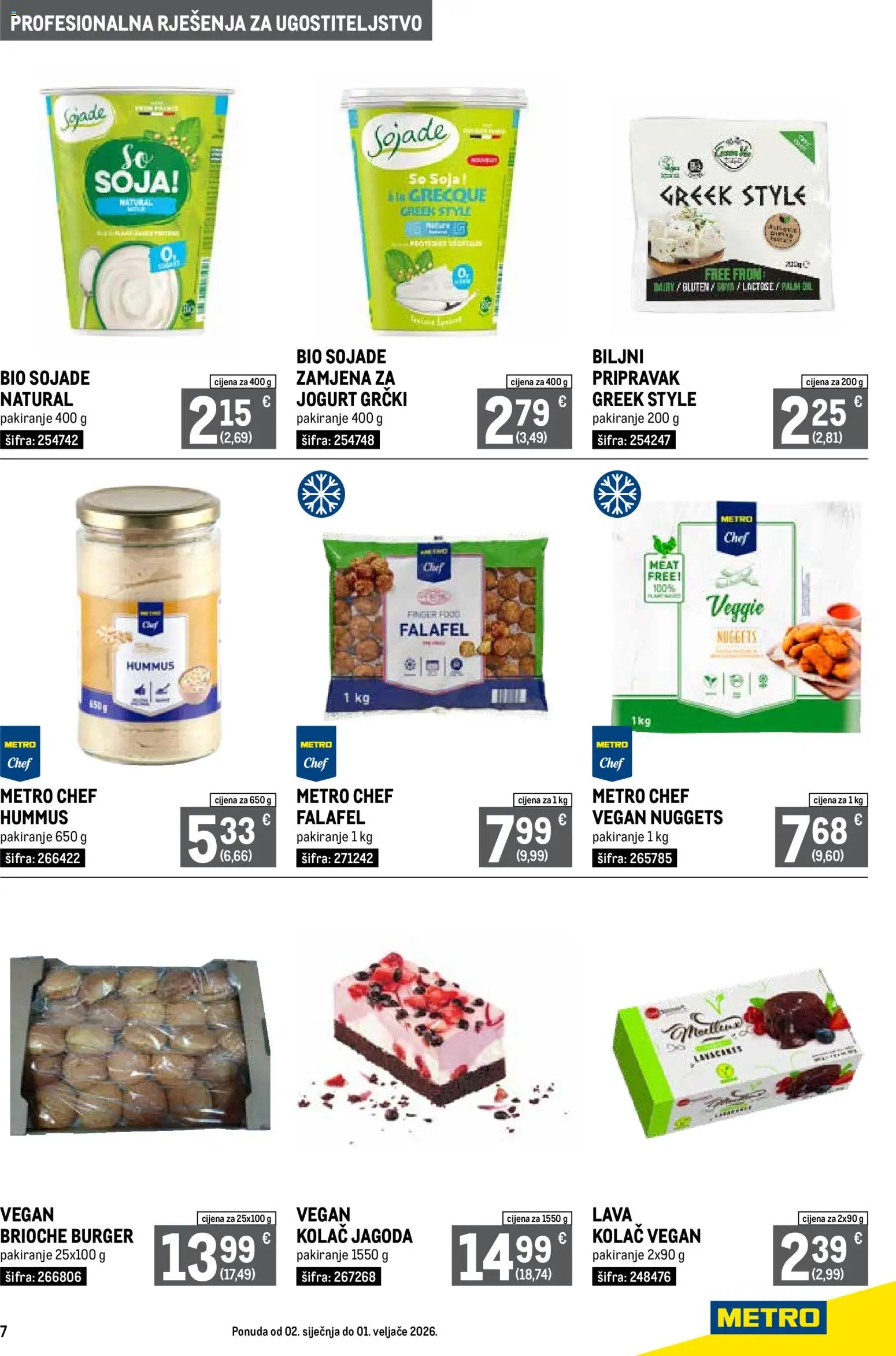 Metro katalog | vrijedi od 02.01.2026 | Stranica: 7 | Proizvodi: Jogurt
