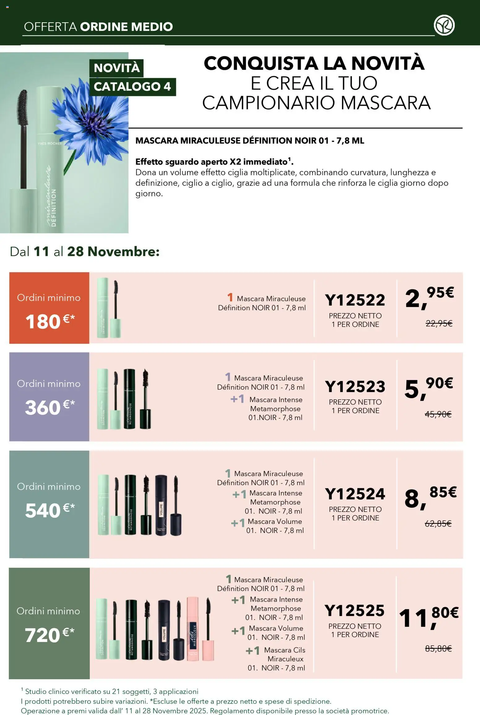 Volantino Yves Rocher del 11.11.2025 | Pagina: 8 | Prodotti: Mascara
