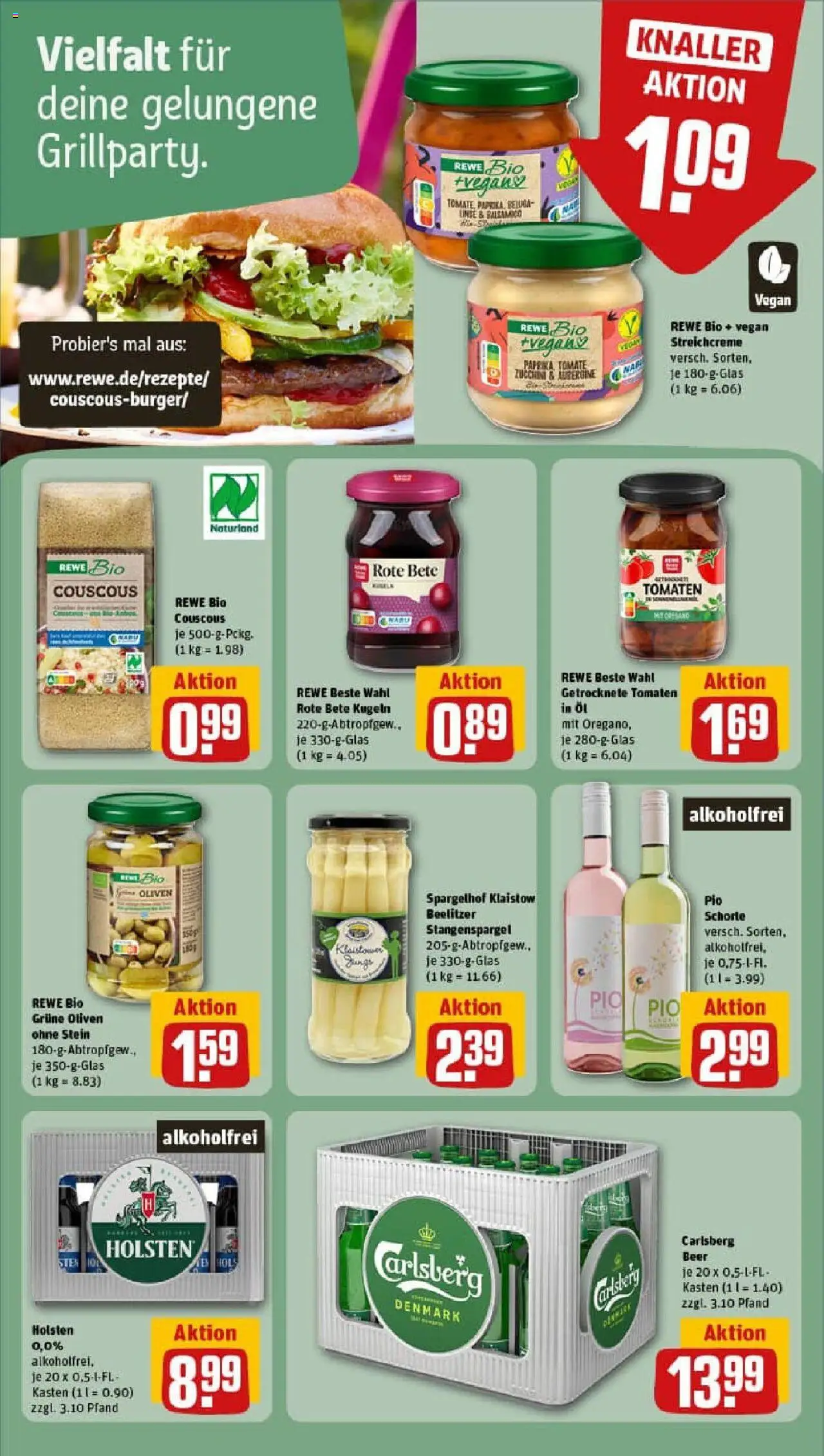 Rewe prospekt Pulsnitz	 - gültig ab dem 24.08.2025 | Seite: 18 | Produkte: Carlsberg, Öl, Holsten, Paprika