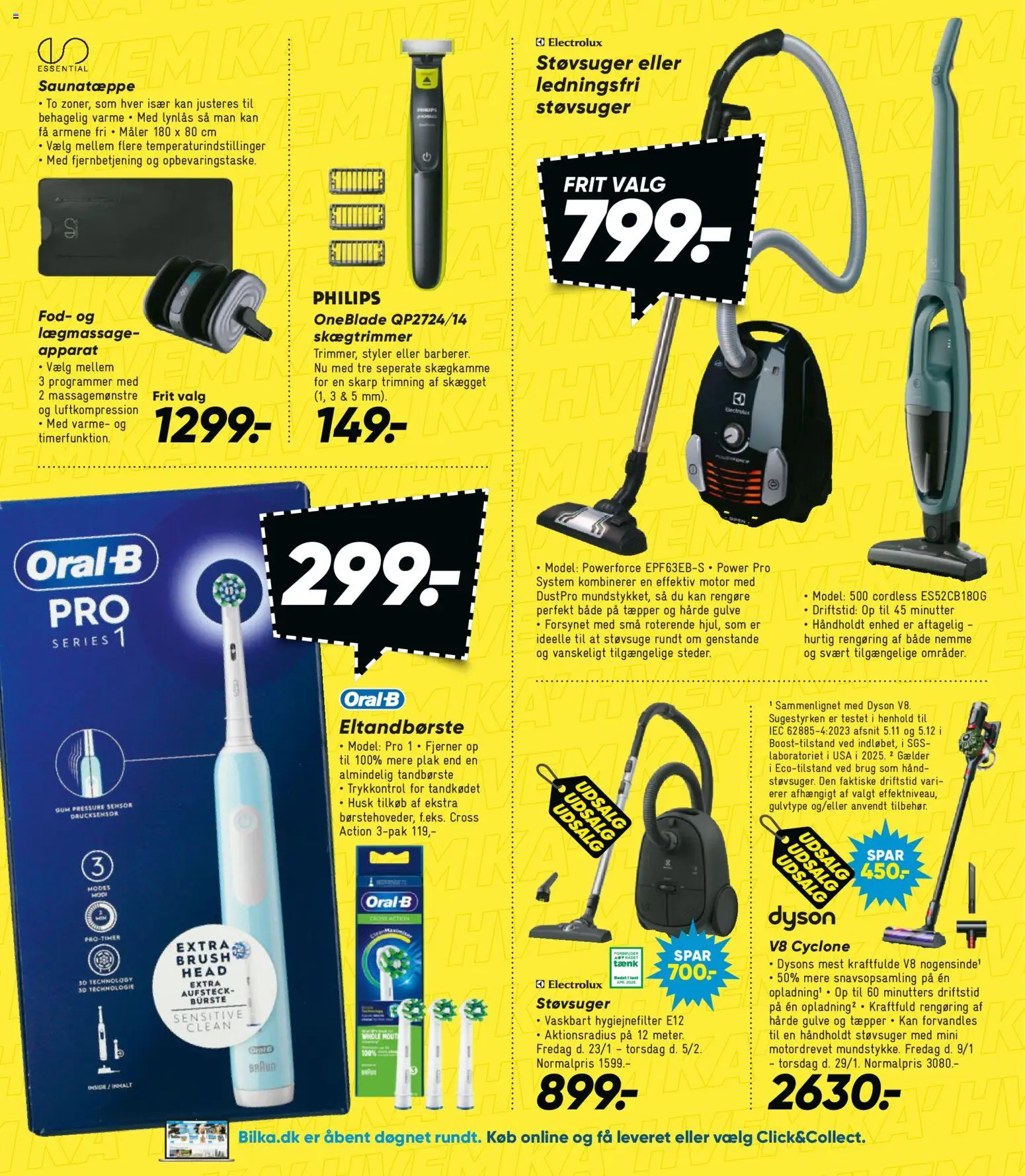 Bilka tilbudsavis – gyldig fra 23.01.2026 | Side: 15 | Produkter: Tandbørste, Eltandbørste, Søm, Støvsuger